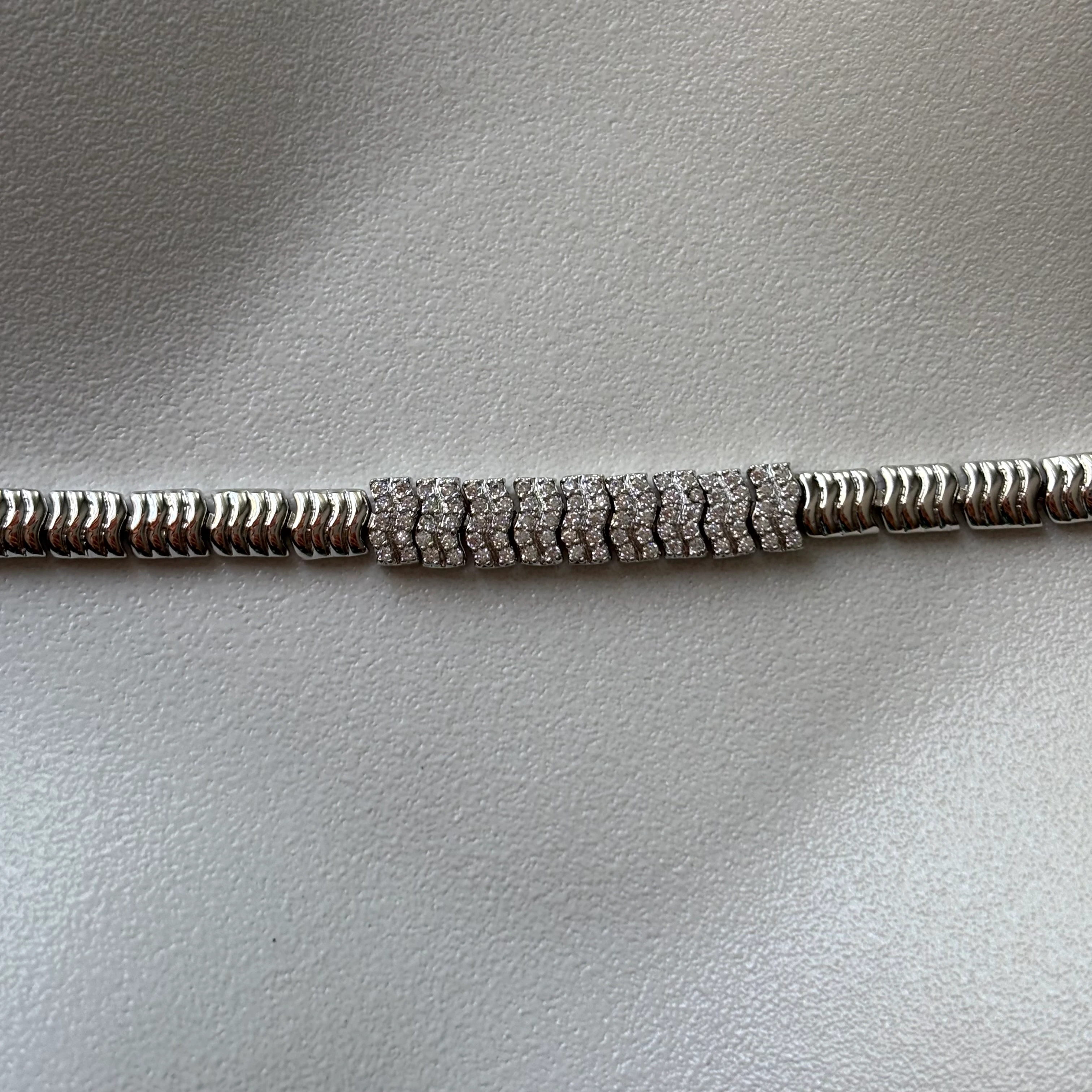 xuping | klipsli bileklik | silver 