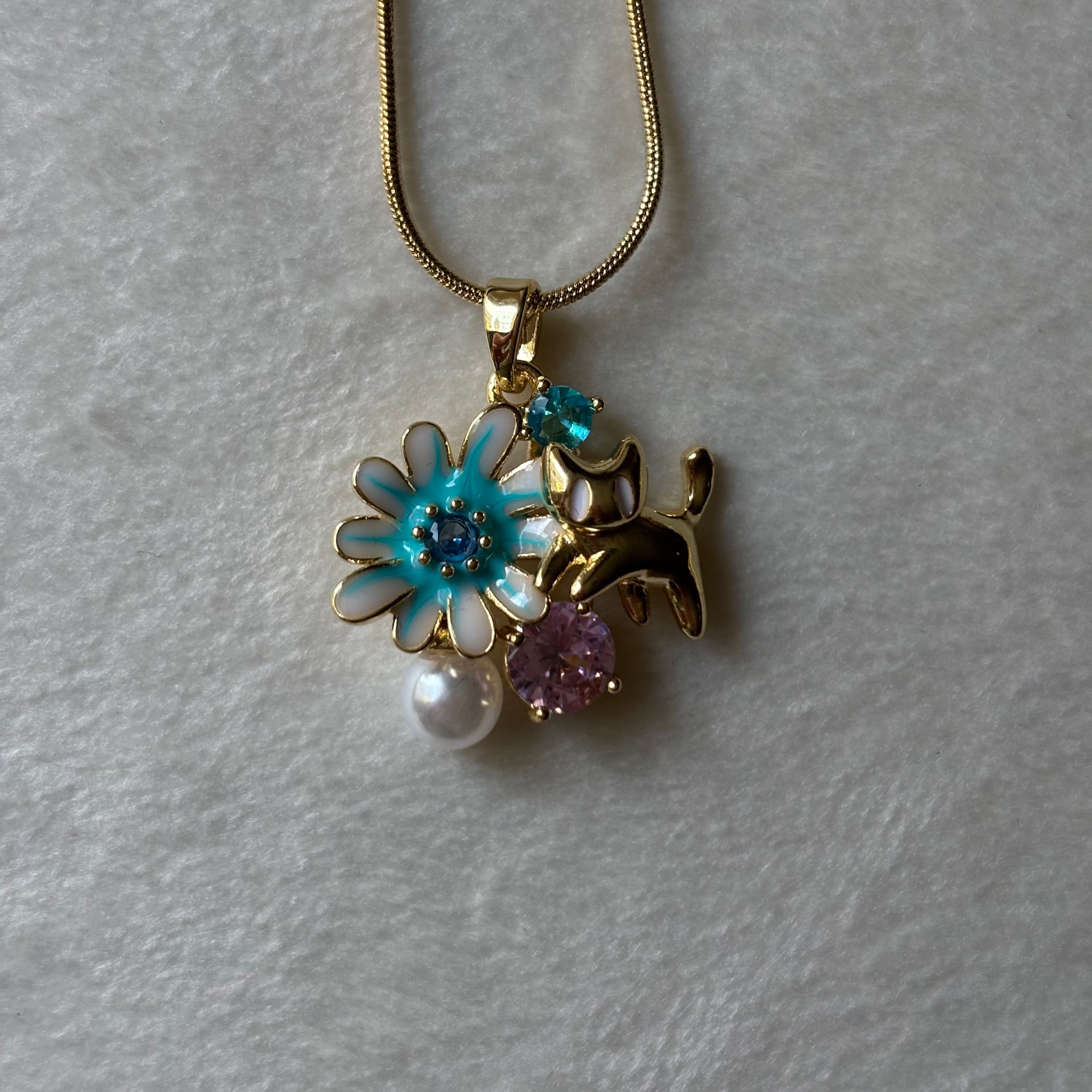 kedili kolye | çelik | gold