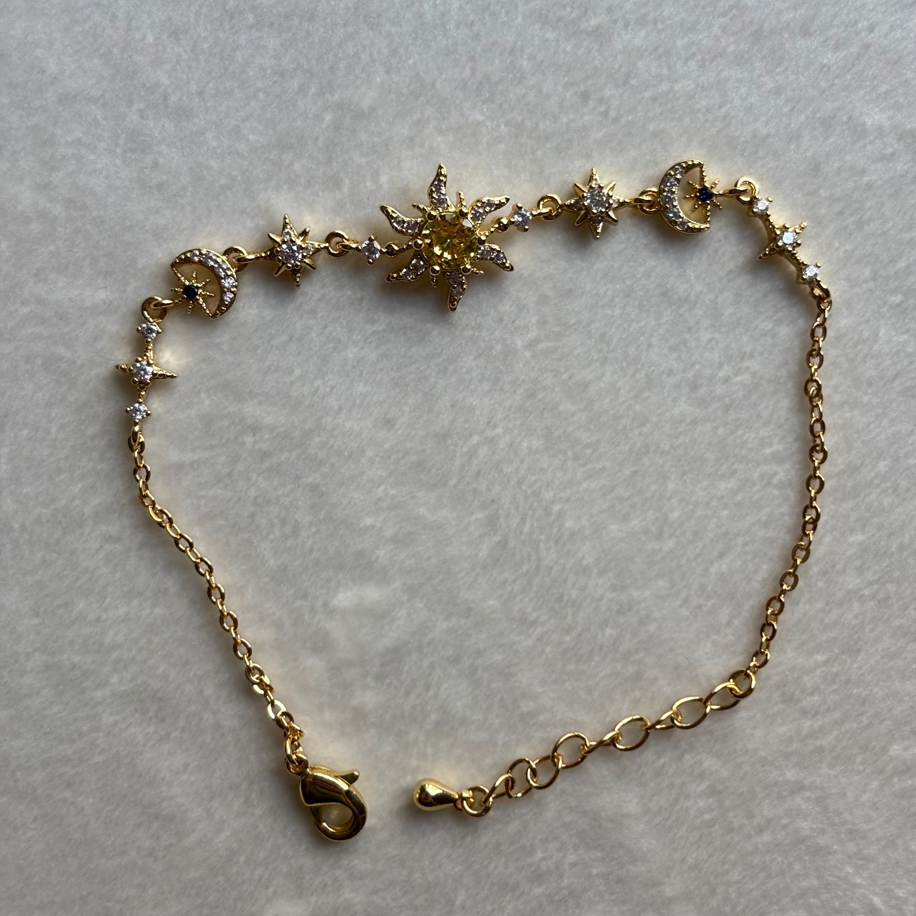güneşli bileklik | gold 