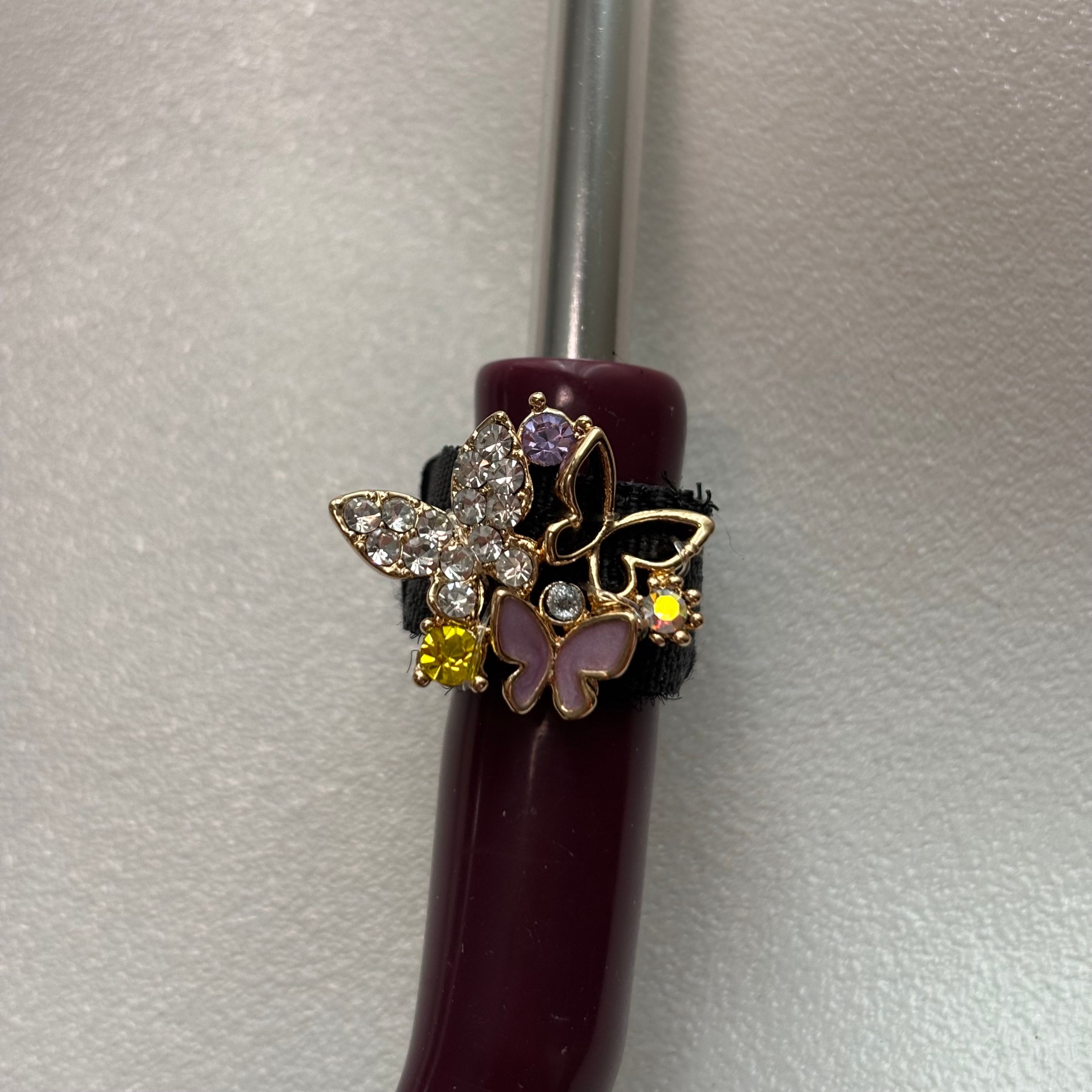 pırıltılı mor kelebek