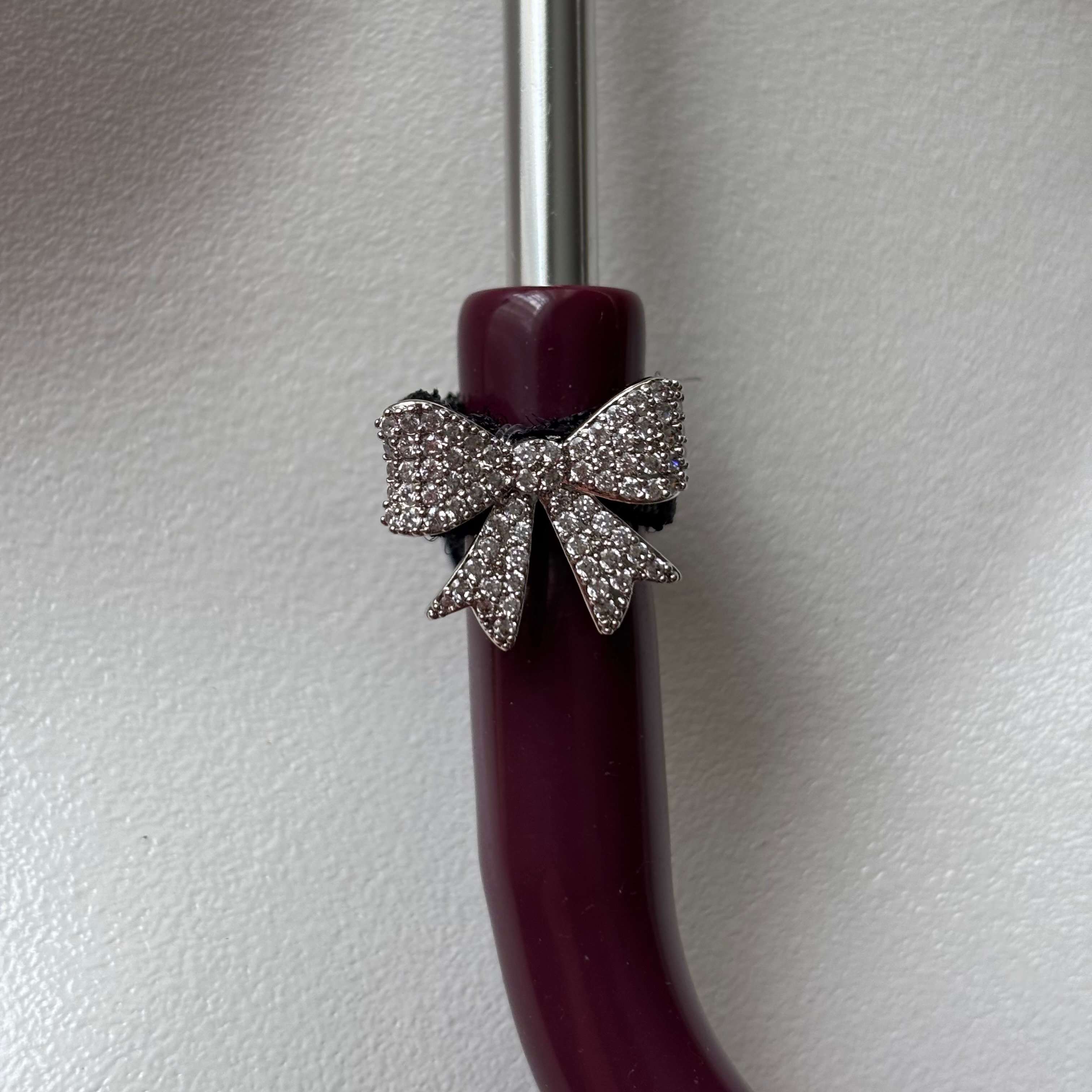 Glimmer bow | silver - ön sipariş
