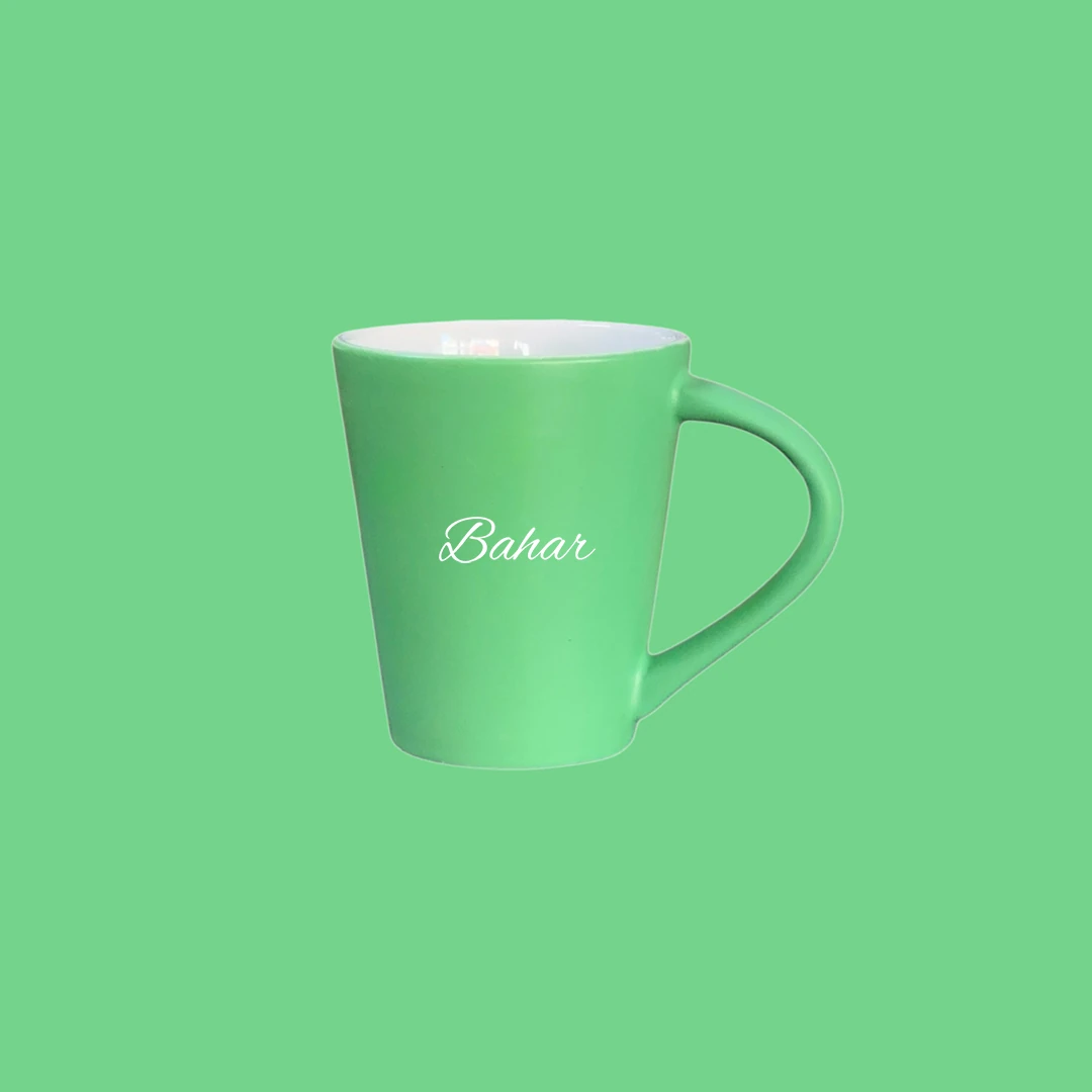 Flow Mug – Bahar Dalgası Kişiye Özel Seramik Kupa