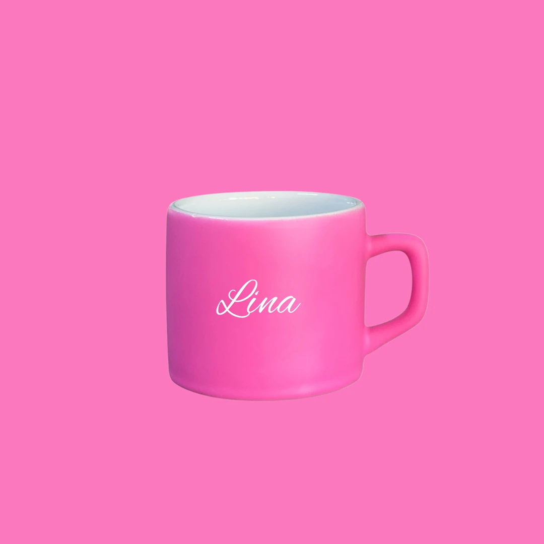 Core Short – Şeker Pembesi Kişiye Özel Seramik Kupa