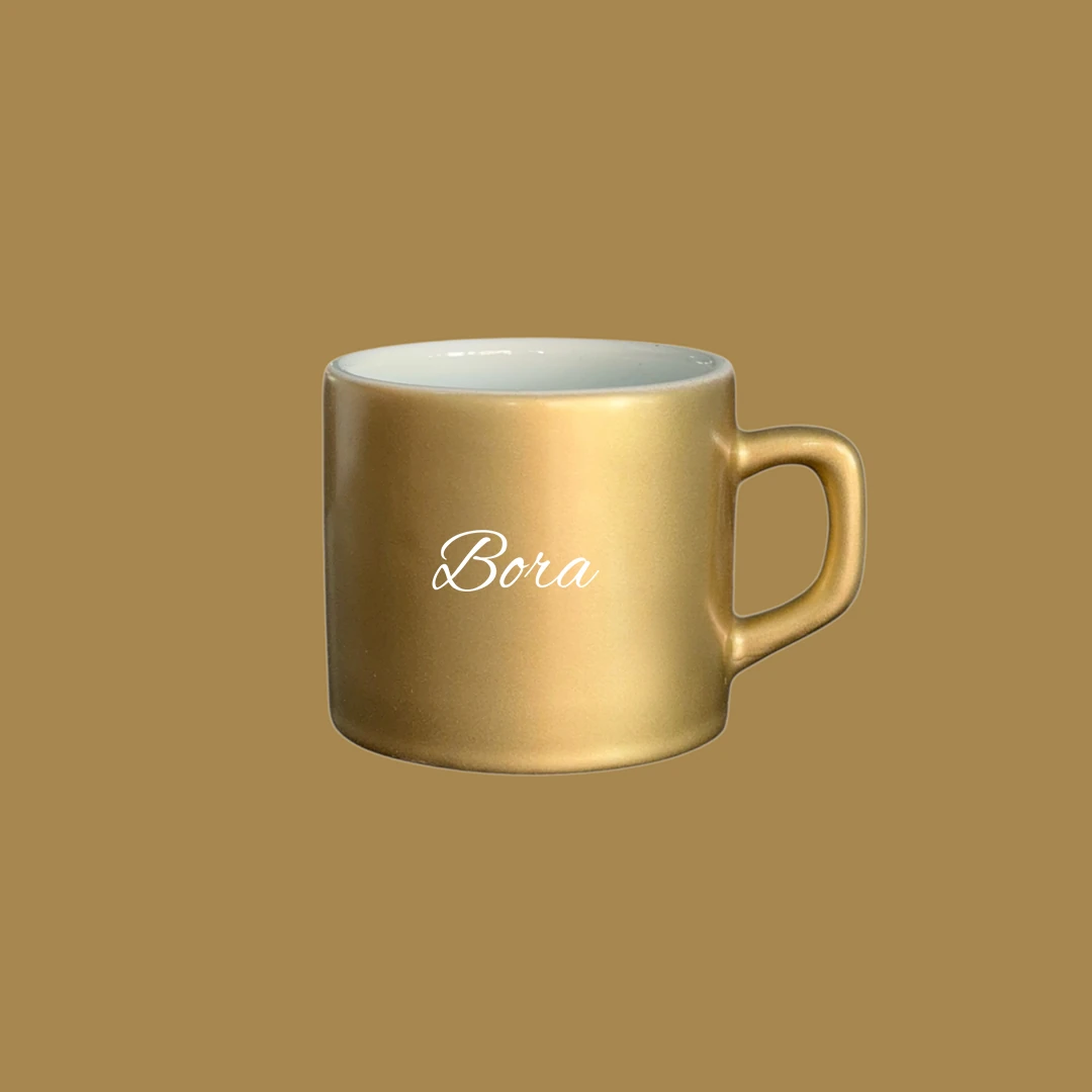 Core Short – Karamel Işıltısı Kişiye Özel Seramik Kupa