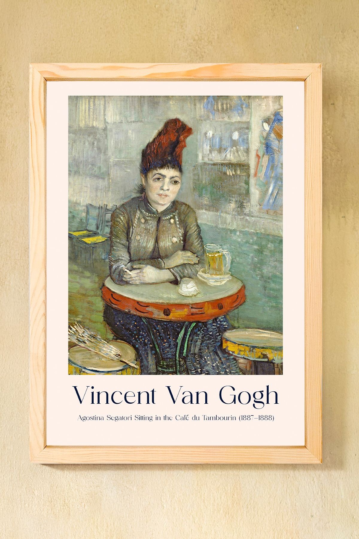 Vincent Van Gogh Ahşap Çerçeveli Tablo Seri3