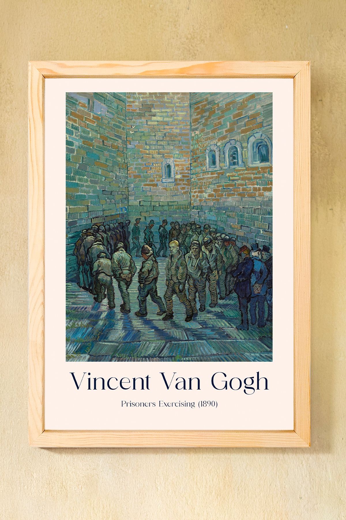 Vincent Van Gogh Ahşap Çerçeveli Tablo Seri1