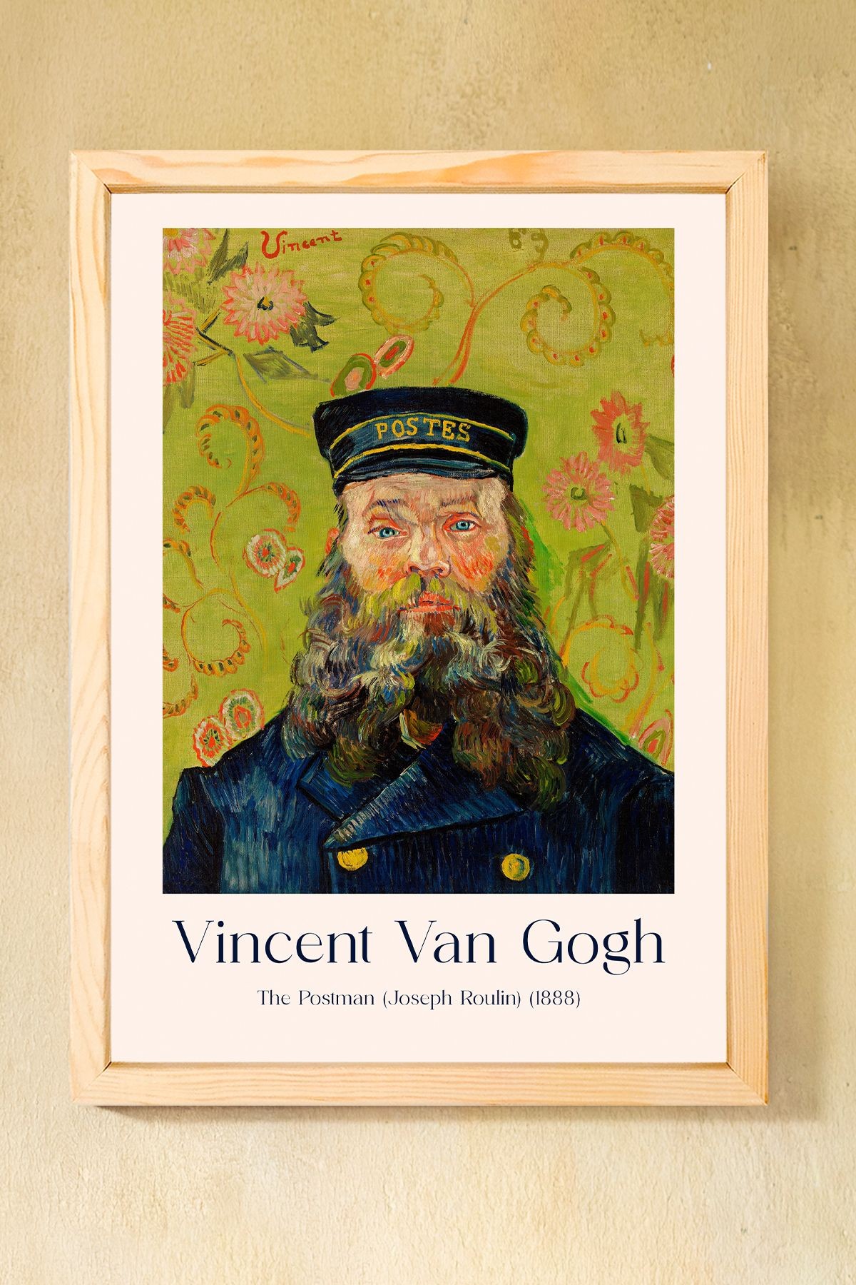 Vincent Van Gogh Ahşap Çerçeveli Tablo Seri2