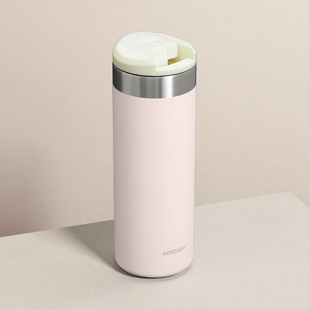 Kişiye Özel Stanley The AeroLight Transit Mug 0.47 L / 16 oz Toz Pembe
