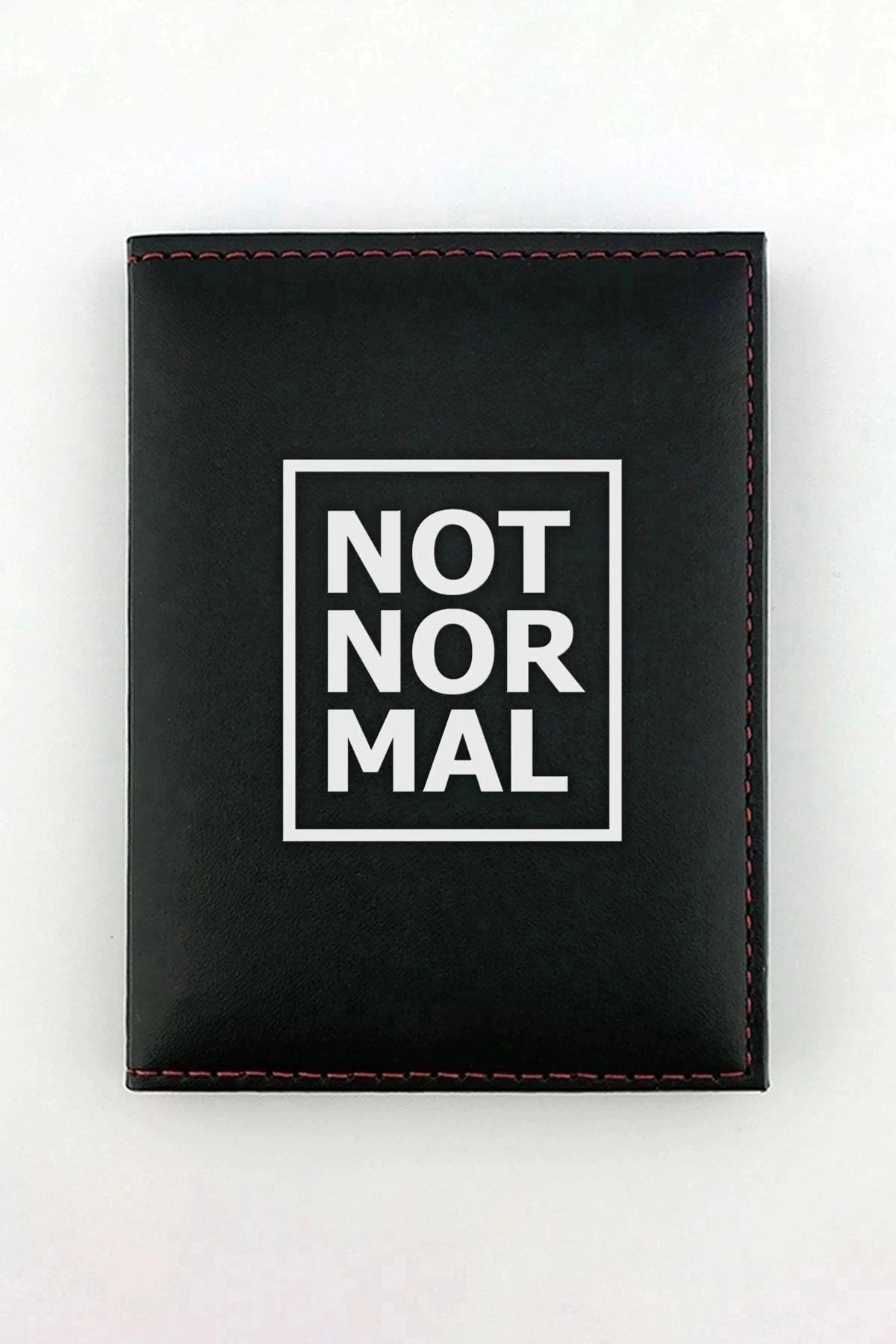 Not Normal Ruhsat Kılıfı Siyah Ruhsat Kabı