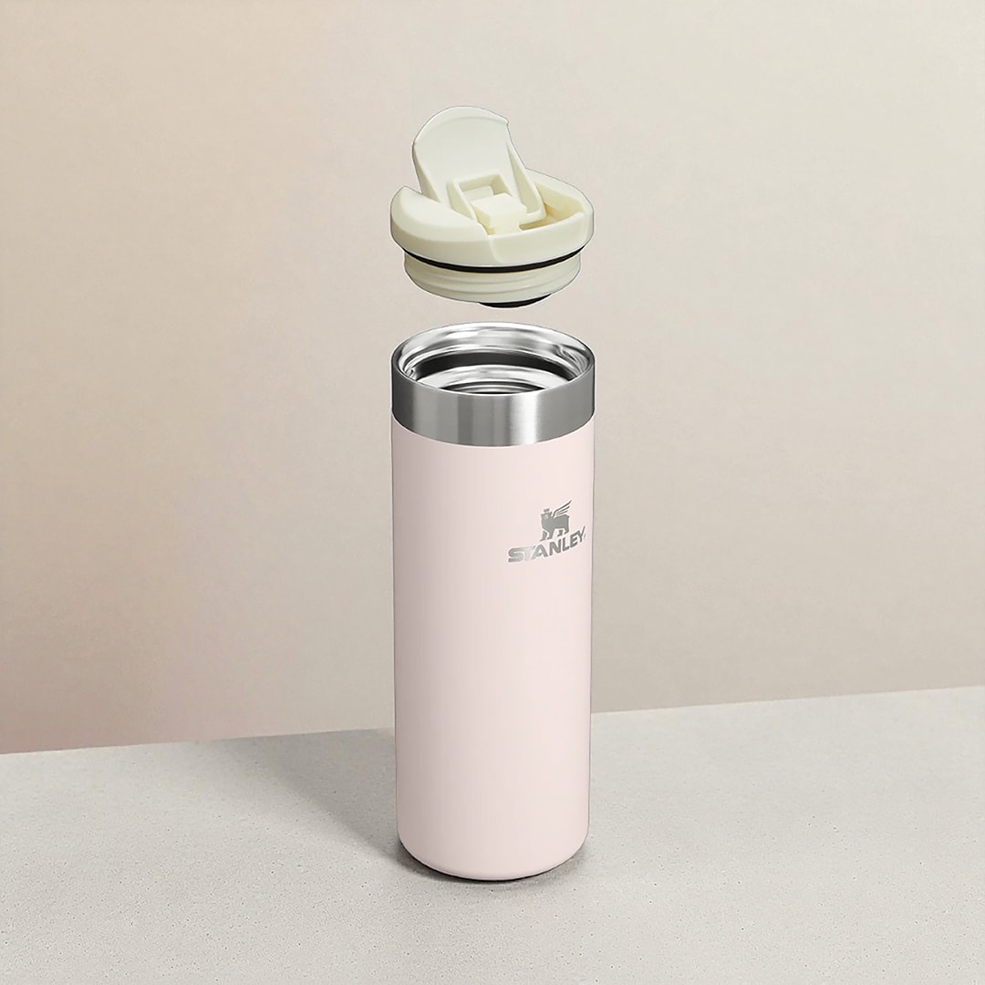Kişiye Özel Stanley The AeroLight Transit Mug 0.47 L / 16 oz Toz Pembe