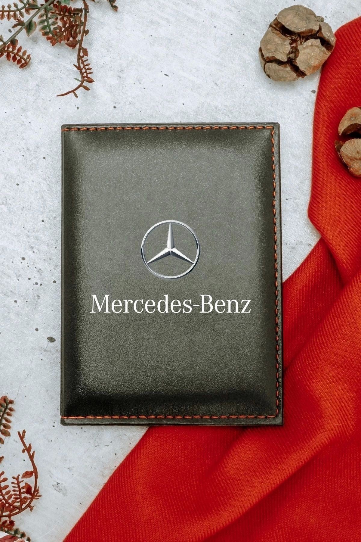 Mercedes Ruhsat Kılıfı Siyah Ruhsat Kabı