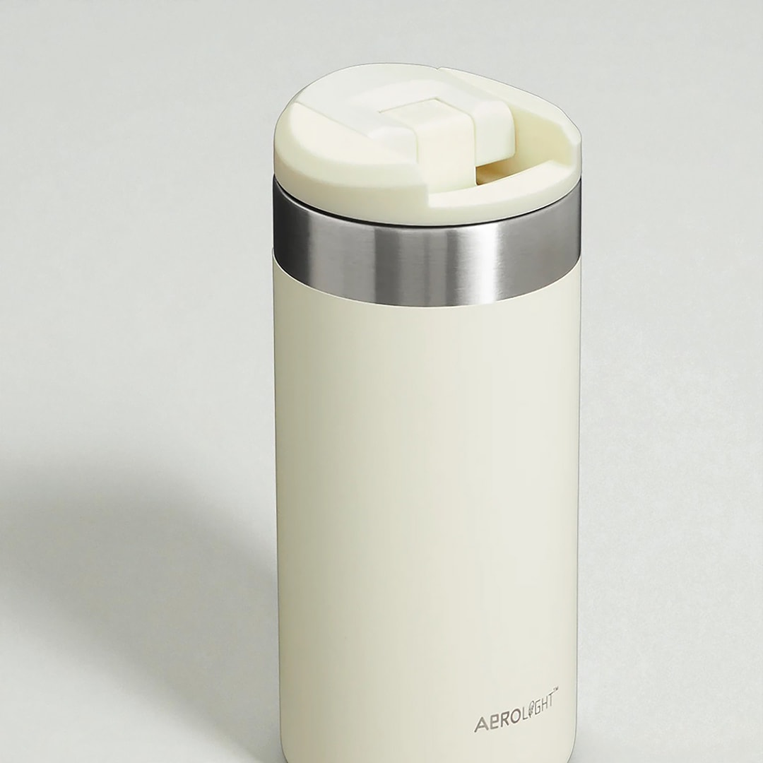 Kişiye Özel Stanley The Aerolight Transit Mug 0.35L / 12oz Krem