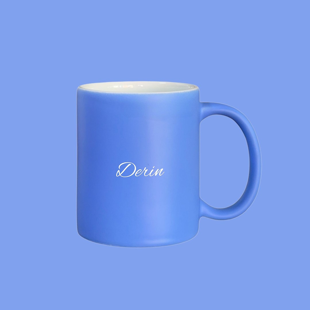 Dot Cup – Esinti Mavisi Kişiye Özel Seramik Kupa