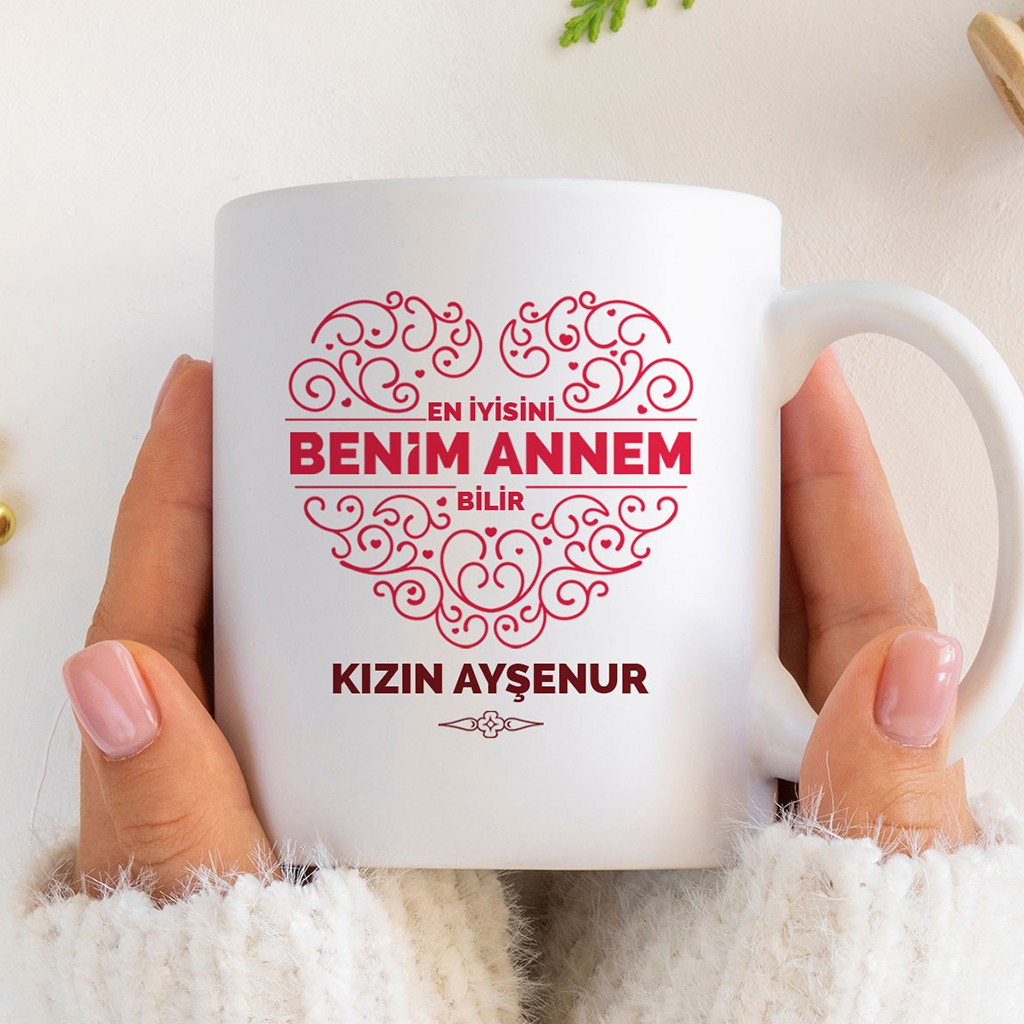 Annelere Özel Anneler Günü Kupa Bardak