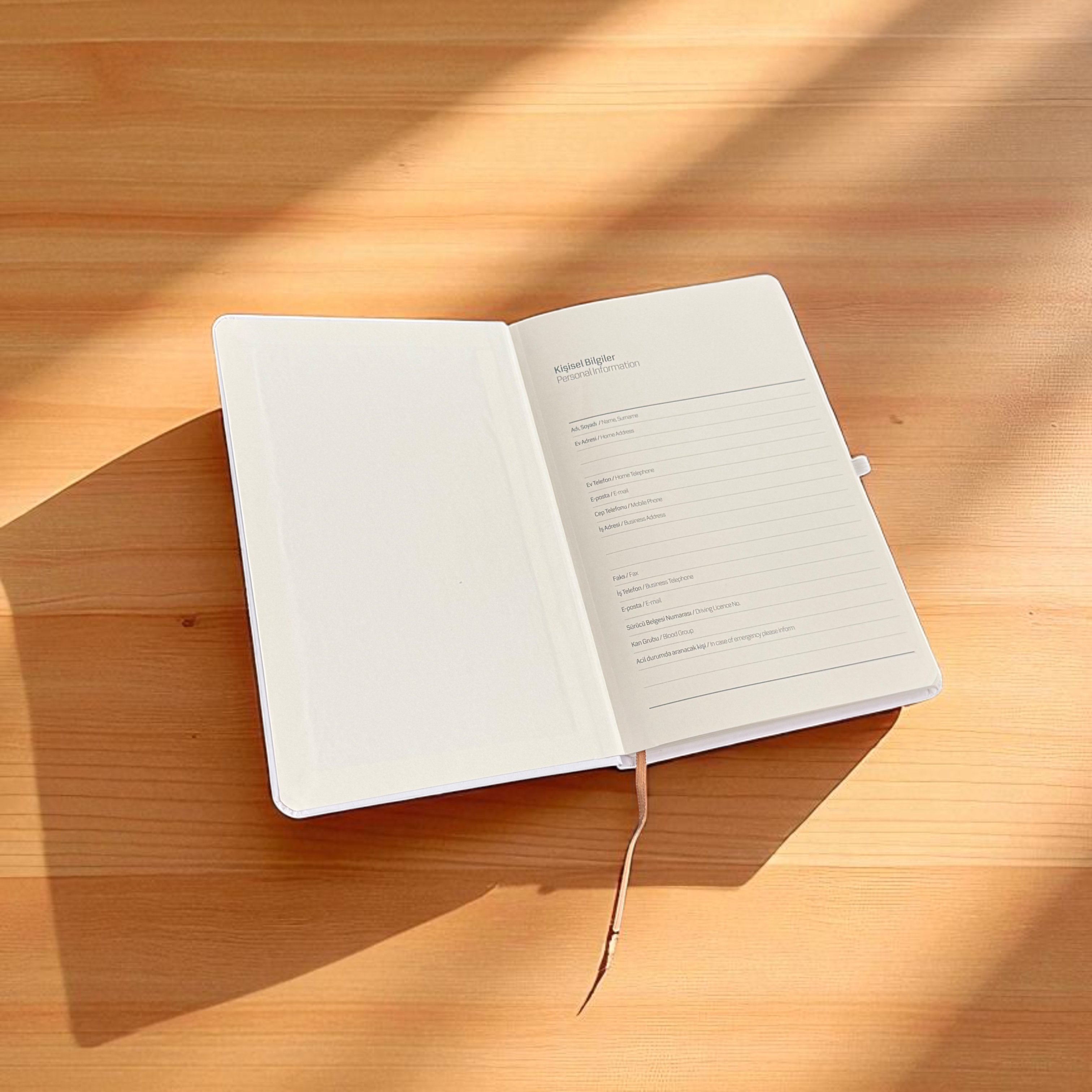 Kendin Tasarla Sert Kapaklı Defter | Minimal, Şık ve Kişiye Özel