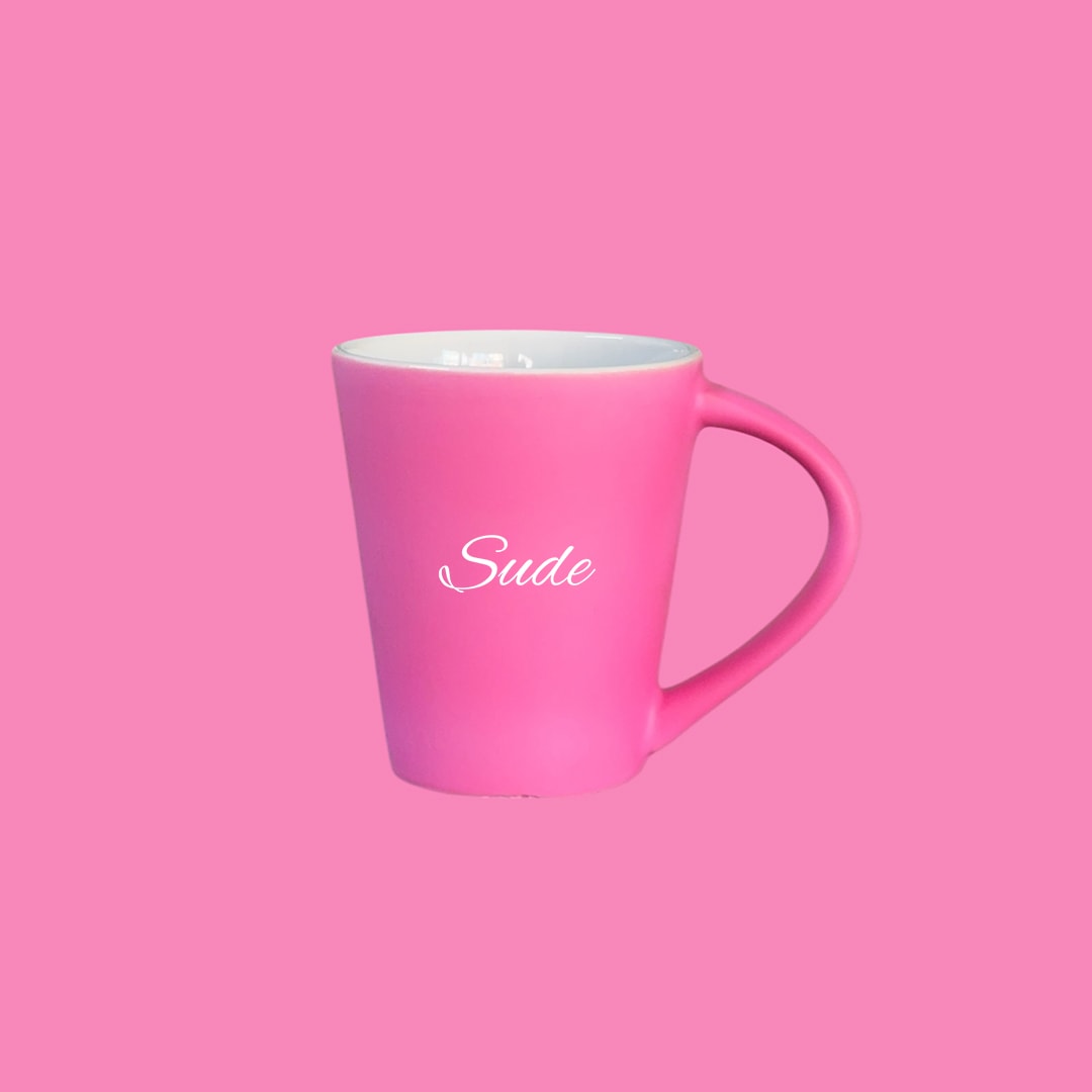 Flow Mug – Şeker Gibi Pembe Kişiye Özel Seramik Kupa