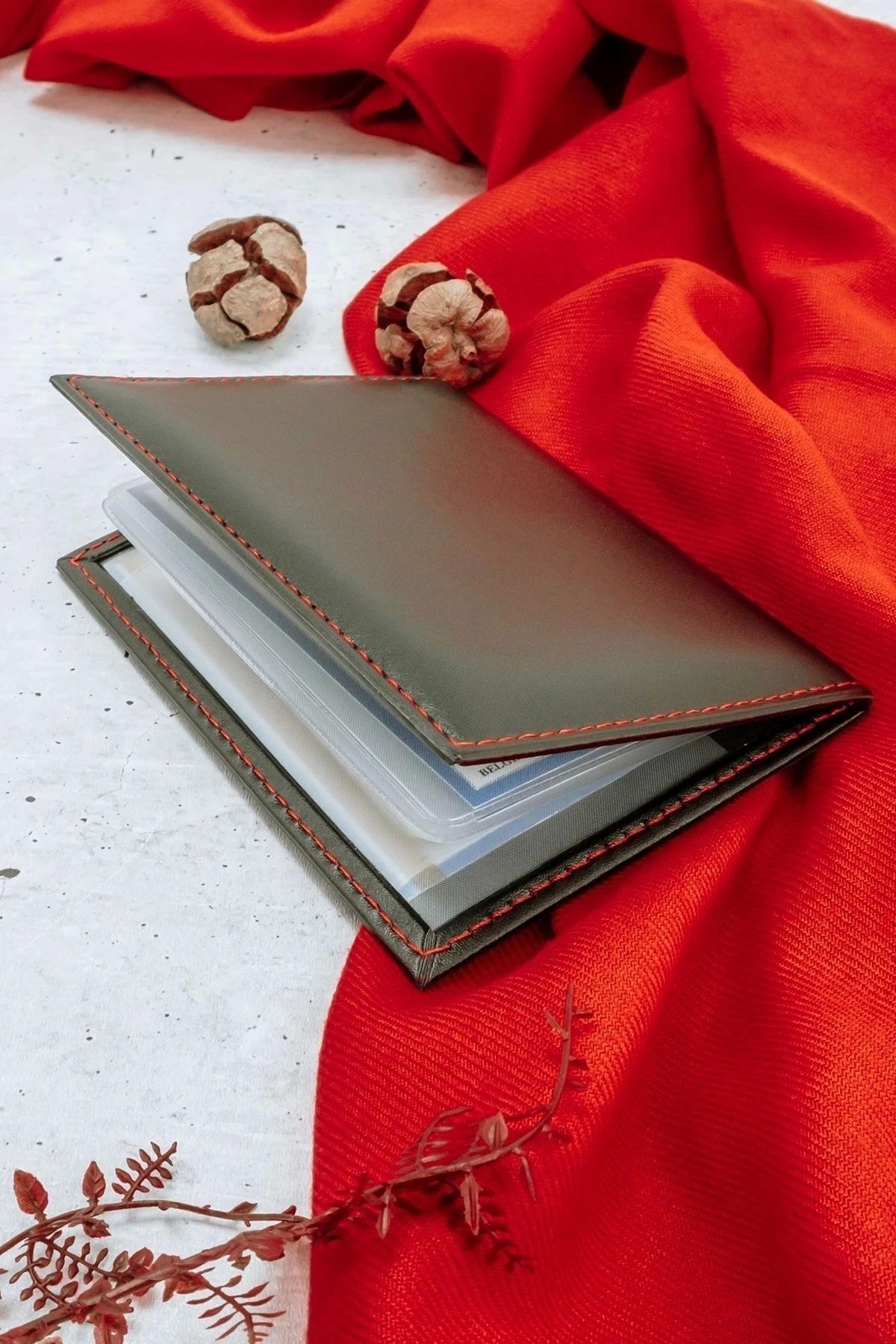 Fiat Logolu Ruhsat Kılıfı Termo Deri Ruhsat Kabı