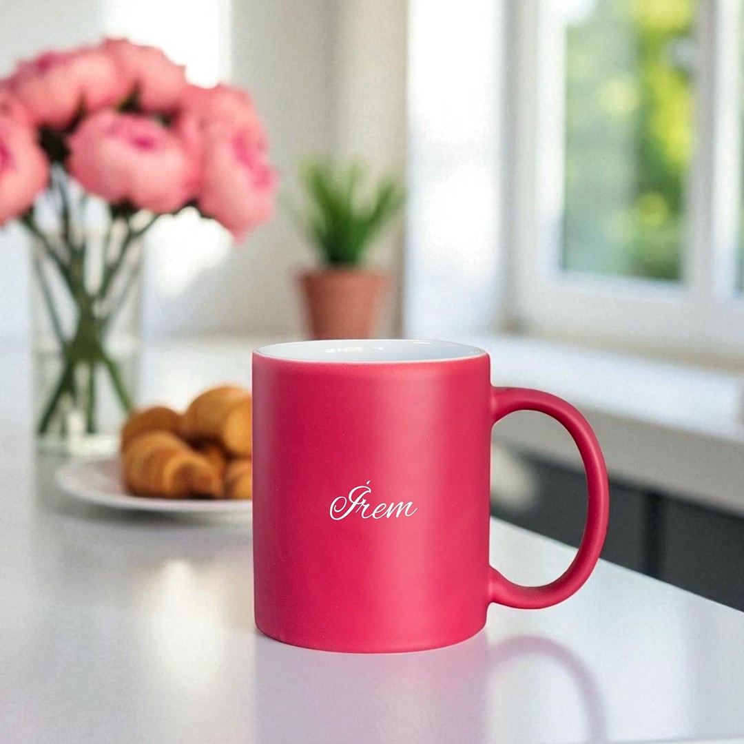 Core Mug – Gülkuvars Pembe Kişiye Özel Seramik Kupa