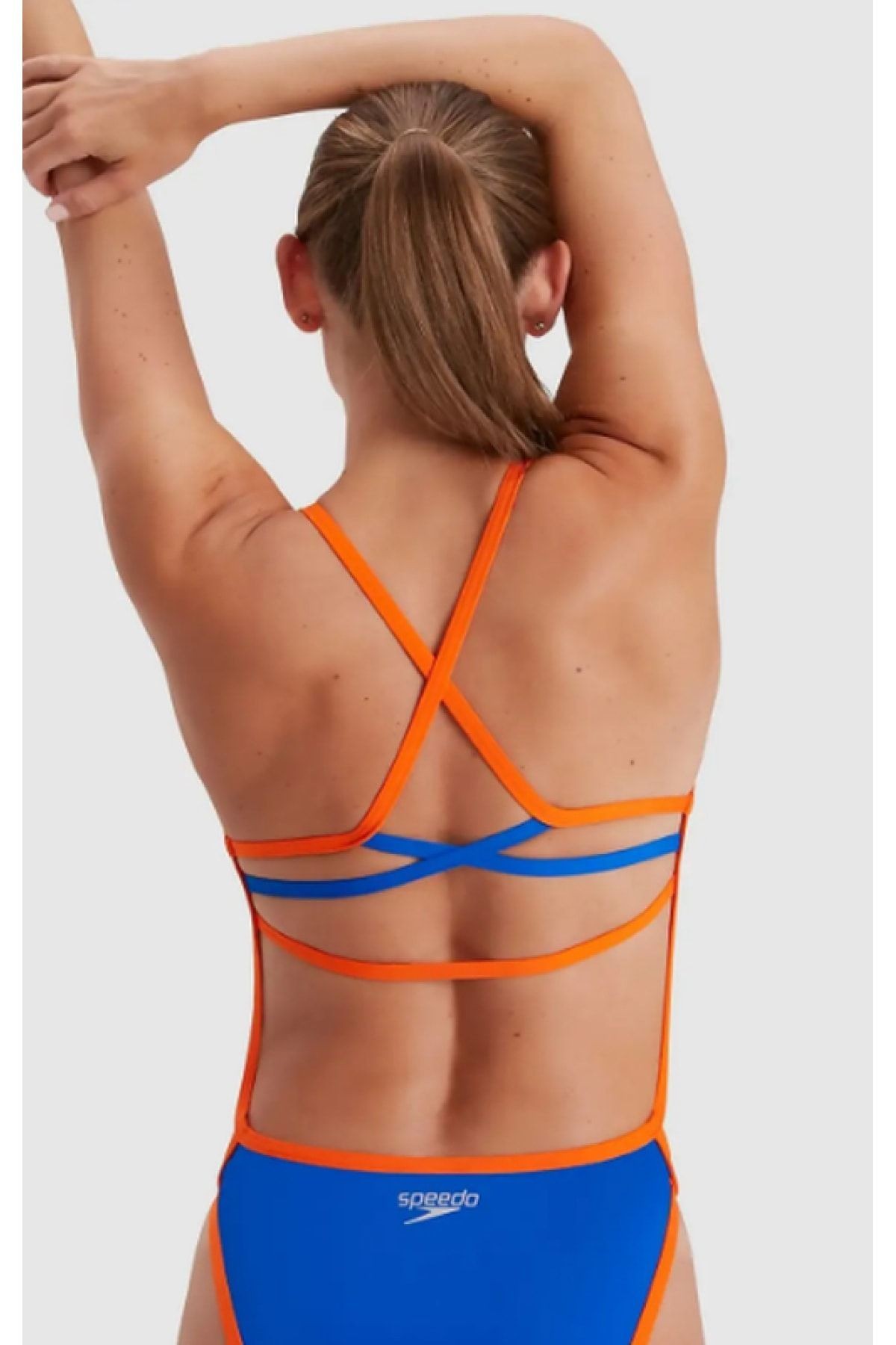 Women's Ribbonback Swimsuit Blue/orange