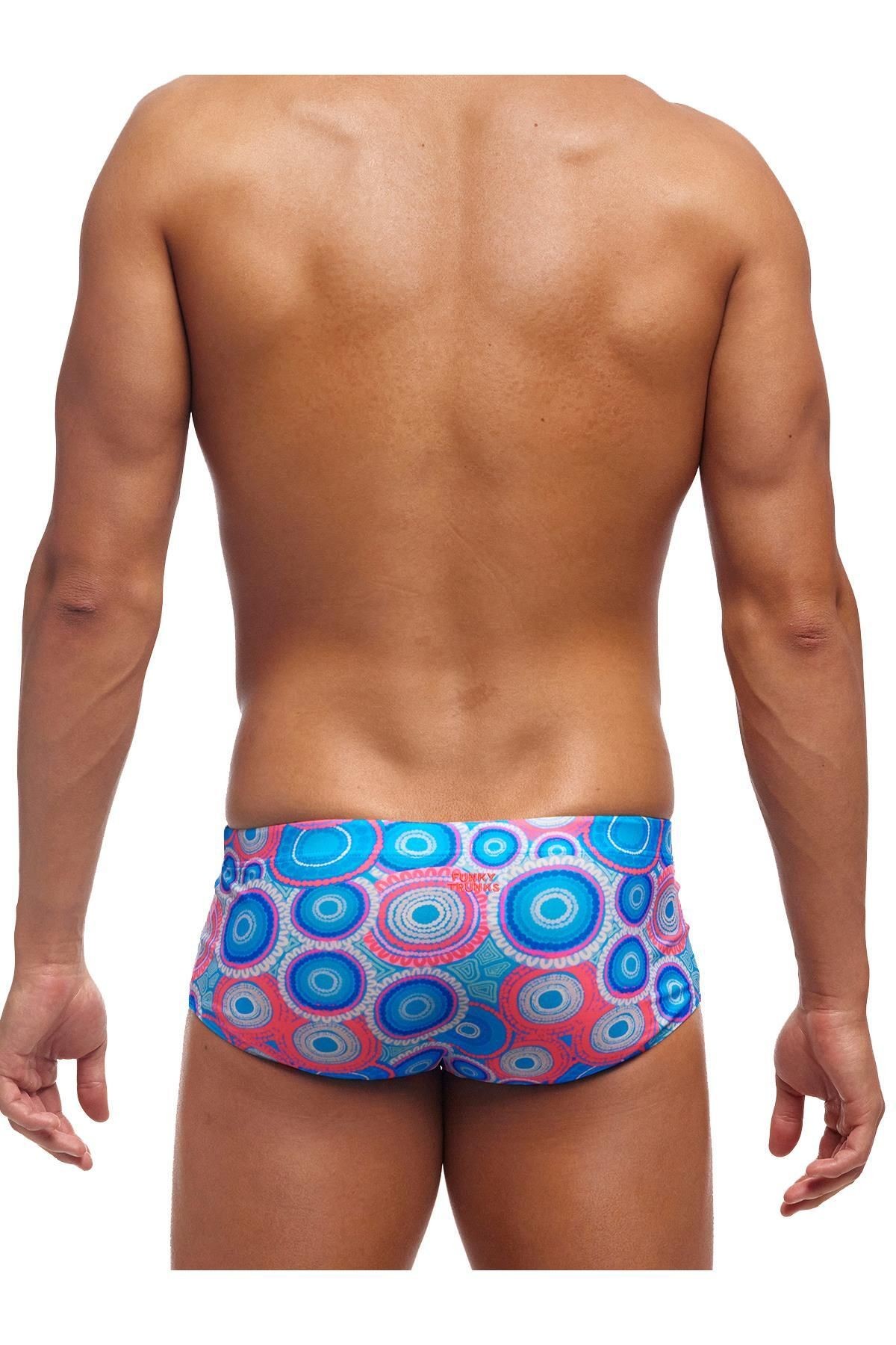 Bundjalung Blue Erkek Antrenman Mayo, 14cm Trunks