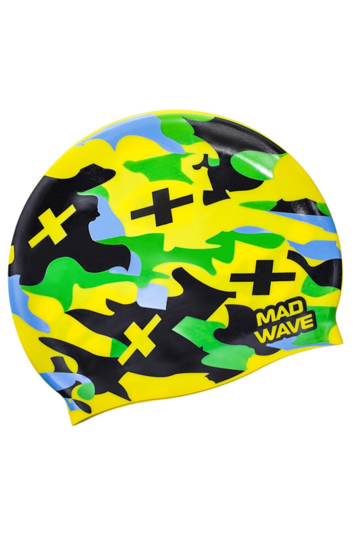 Silicone Cap Camouflage Yellow One Size