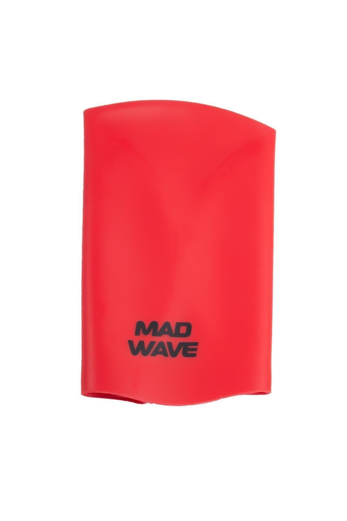 Madwave Uzun Saç Silikon Kırmızı Yüzme Bonesi (m053112205w)