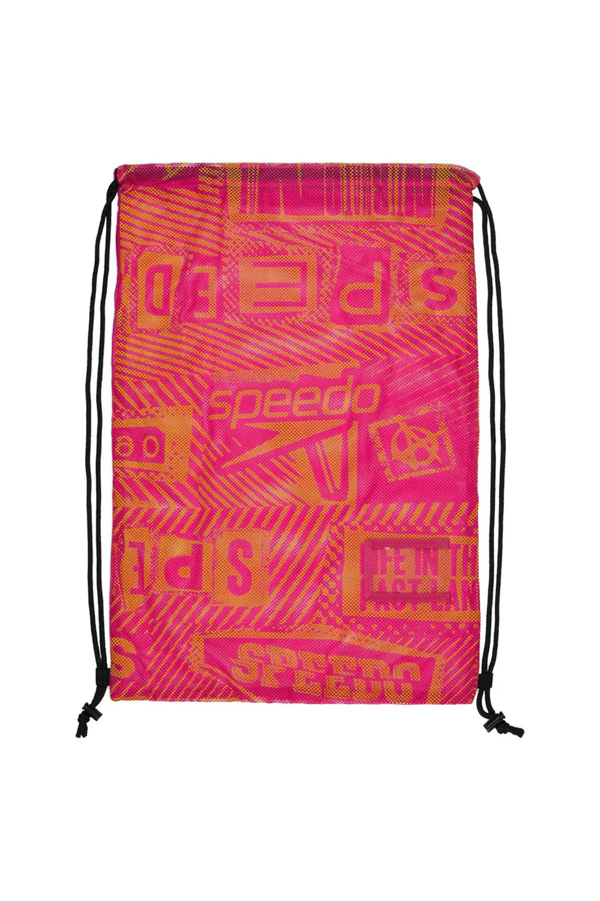 8-12813g781 Printed Mesh Bag Xu Yüzücü Çantası