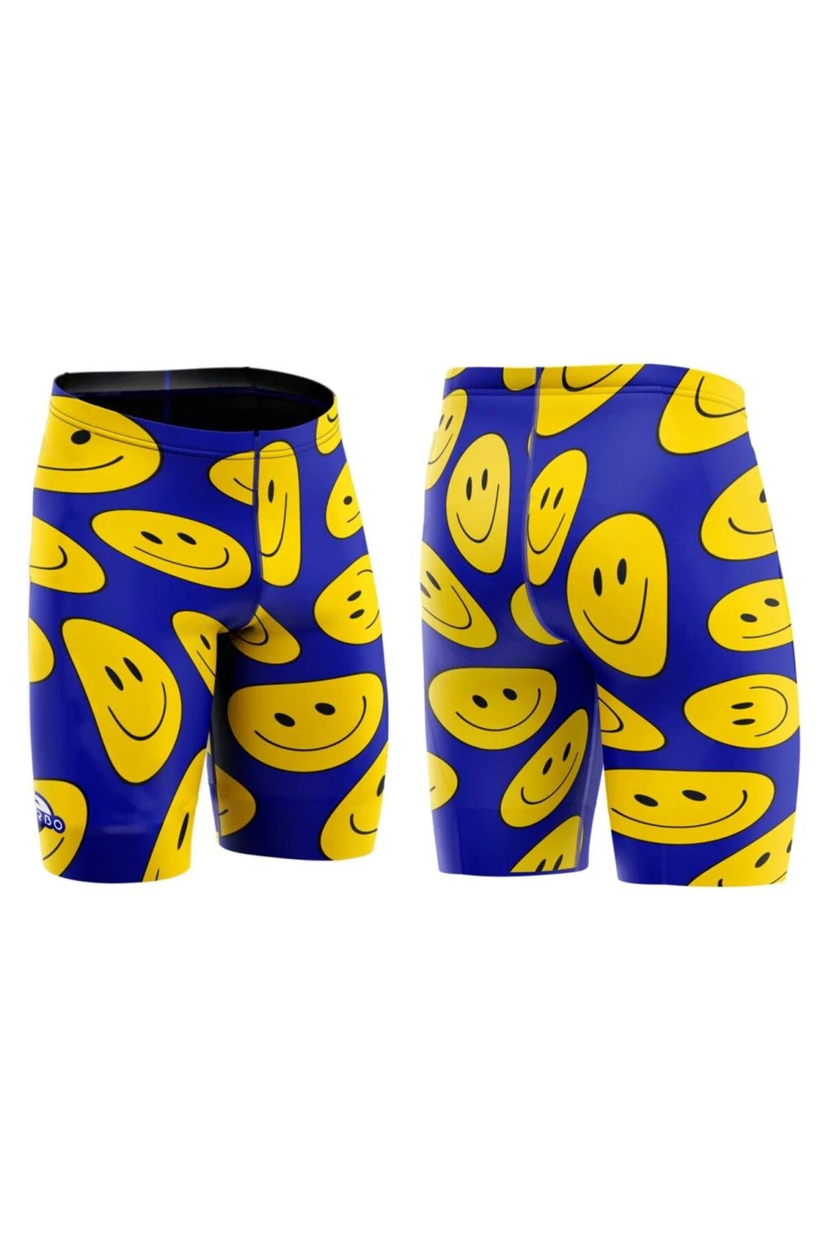 Erkek Çocuk Mayo Distort Smile Mavi