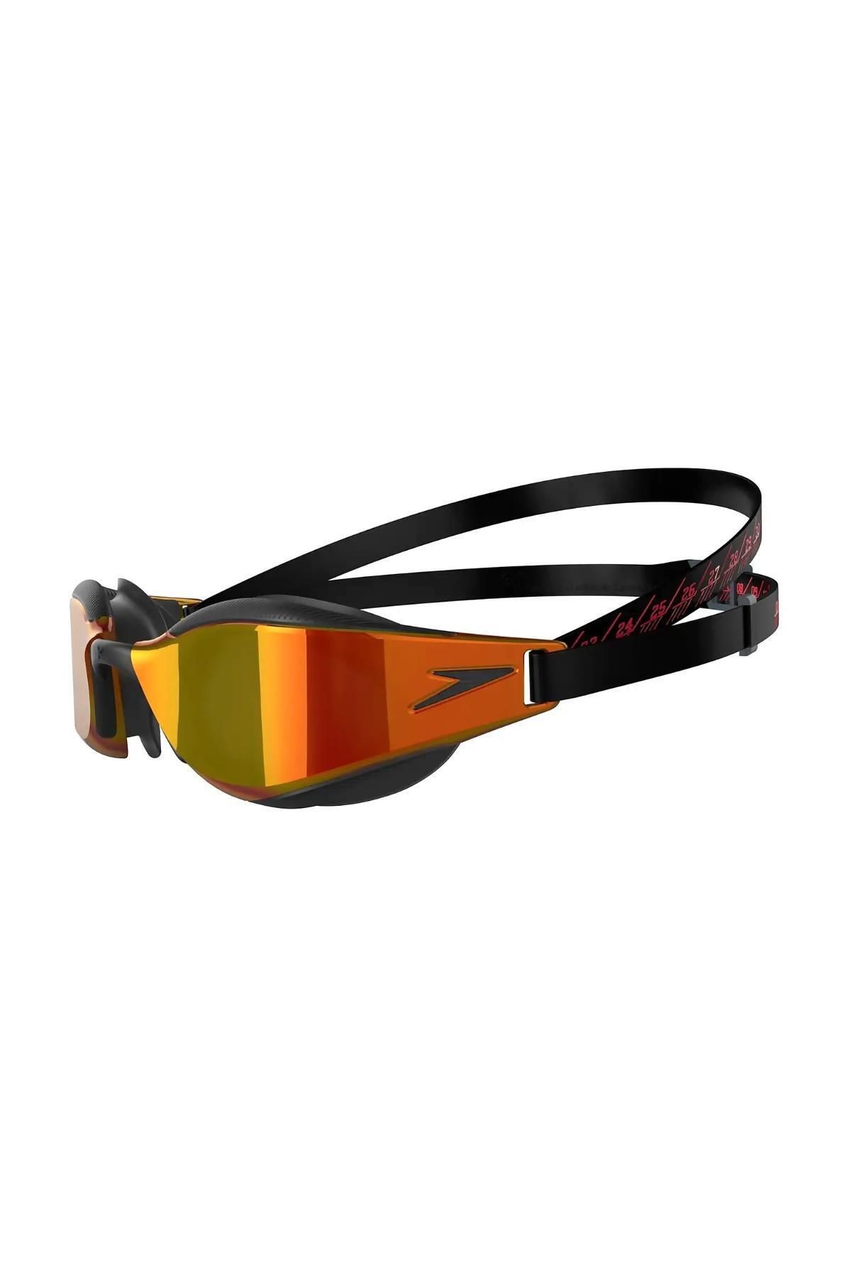 Fastskin Hyper Elite Mirror Swimming Googles - Black/dragon Fire/gold