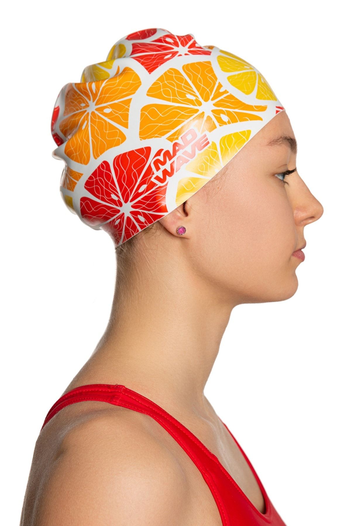 M0553 16 0 06W Silicone cap CITRUS, One size, Yell