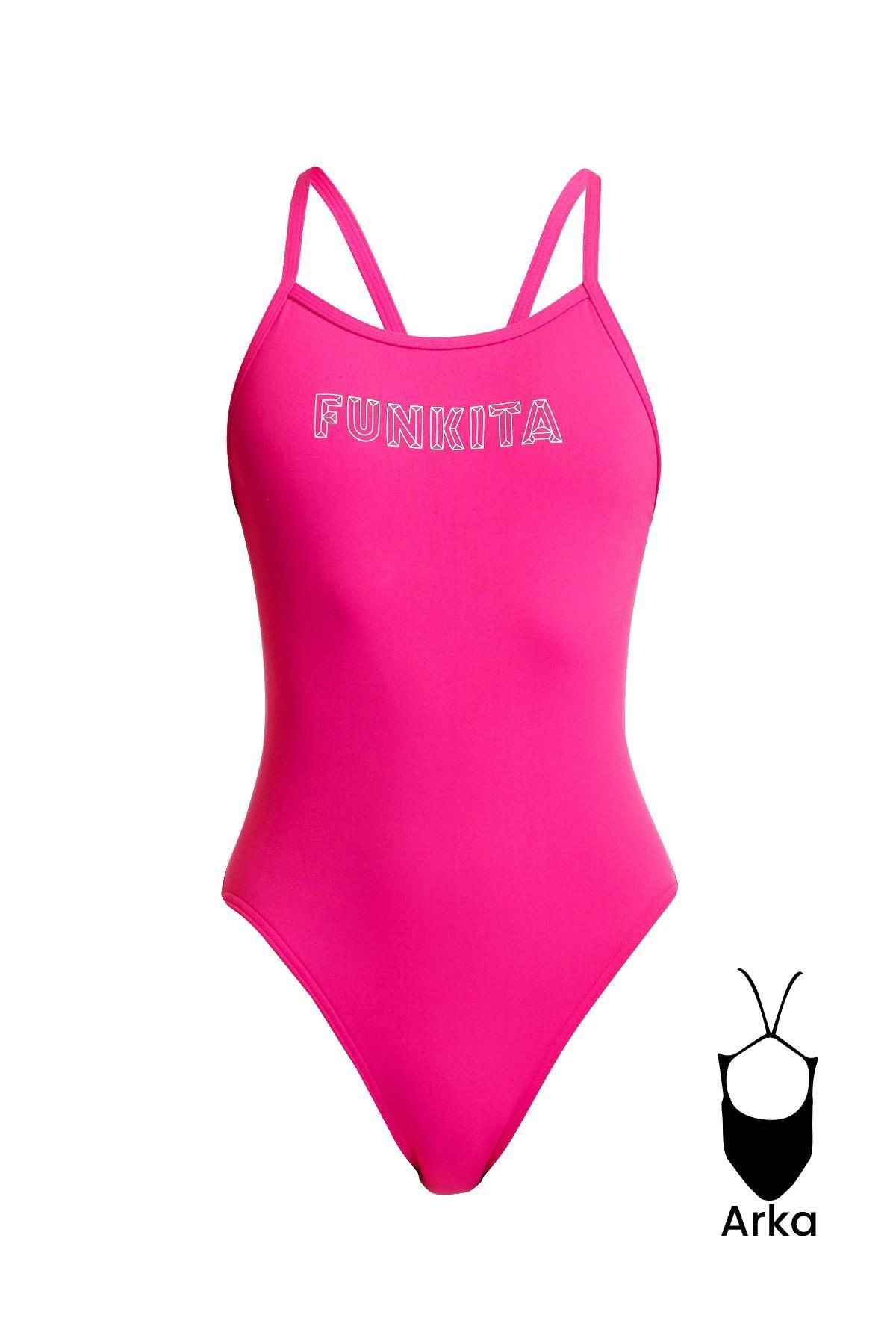 Funkita SS Candy Kız Çocuk Antrenman Mayo, İnce Askılı