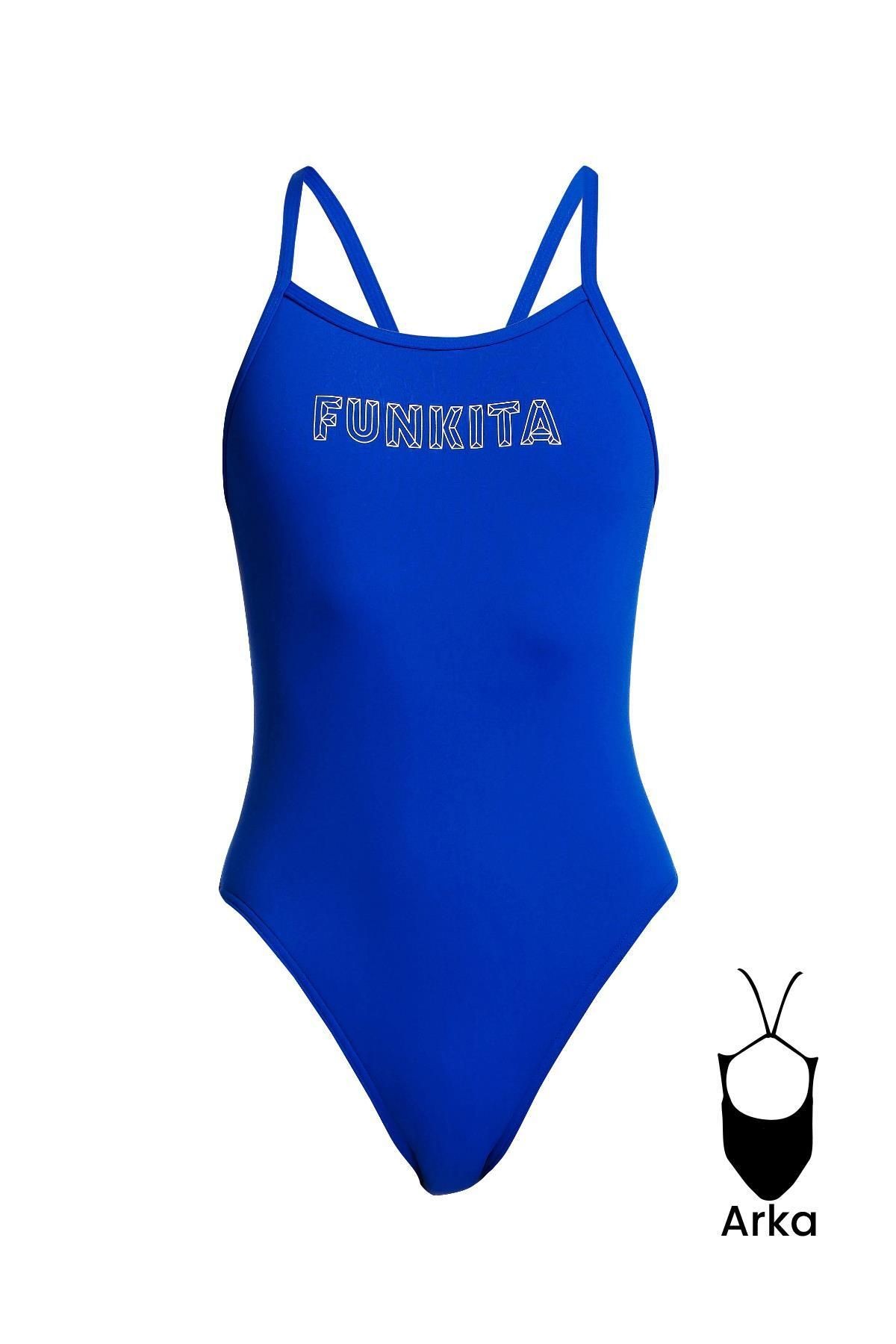 Funkita SS Ice Kız Çocuk Antrenman Mayo, İnce Askılı