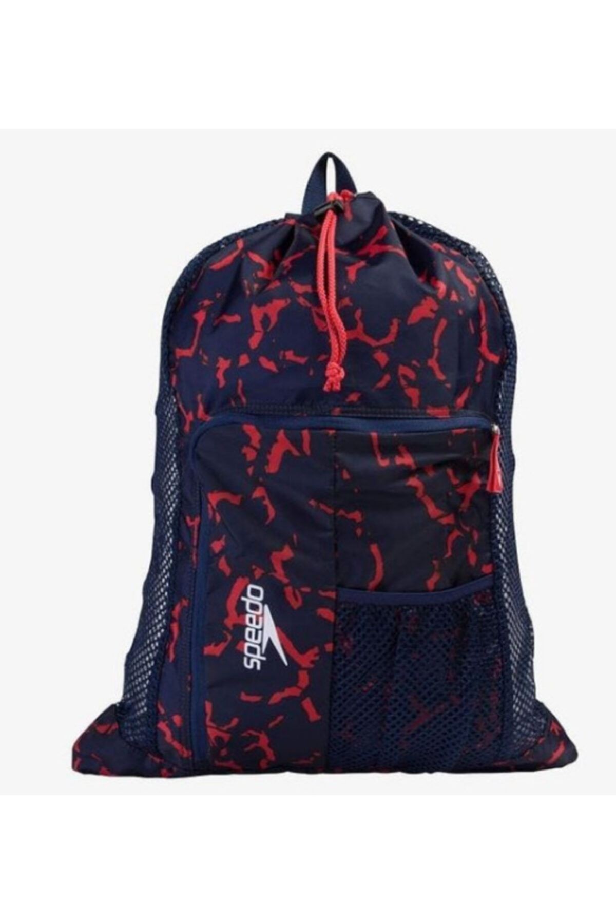 Unisex Mavi Desenli Spor Çantası