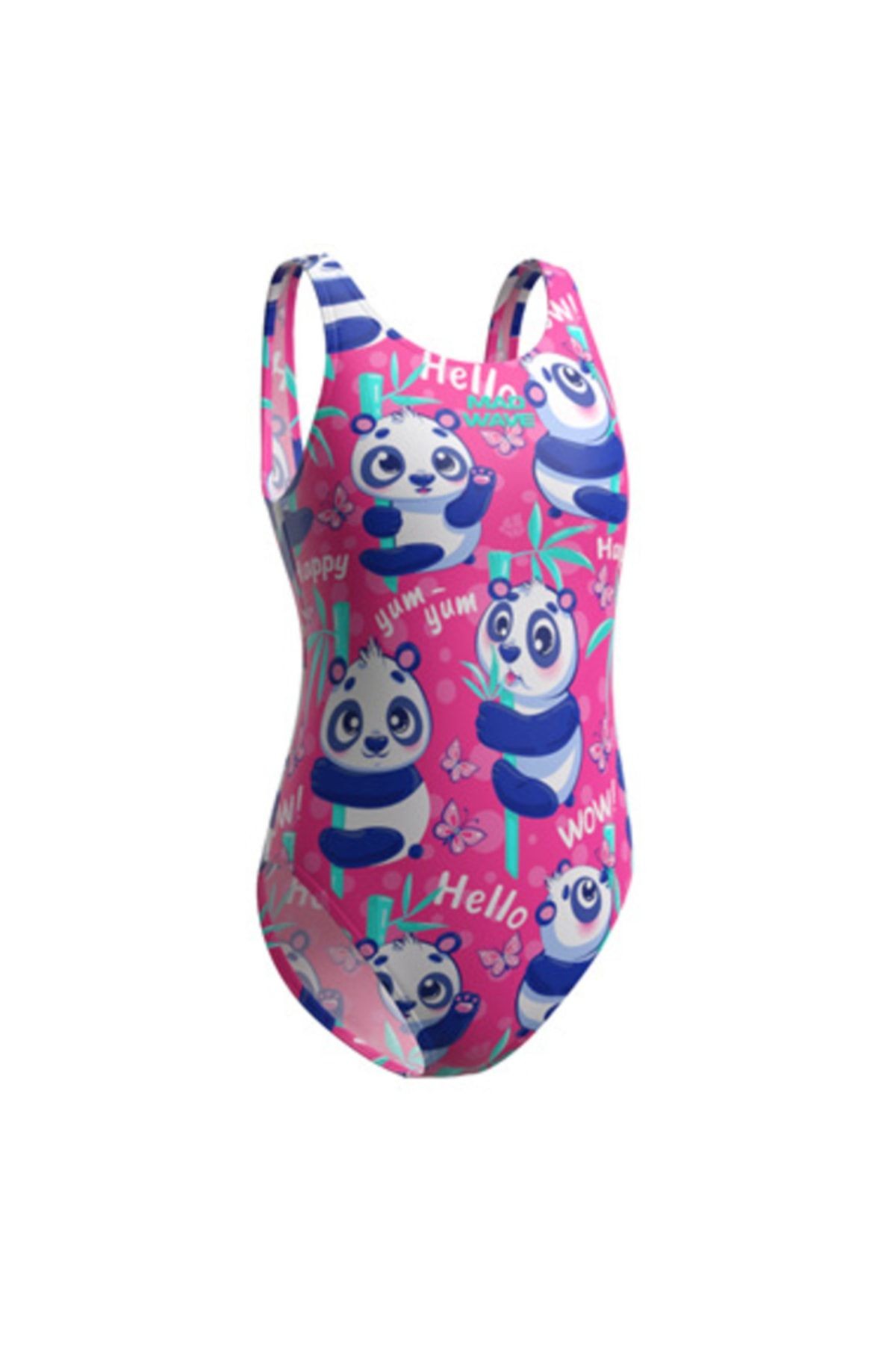 M0190 03 K1w Kidls Sport Swimsuit Aprıl Kıds K1 Kız Çocuk Mayo