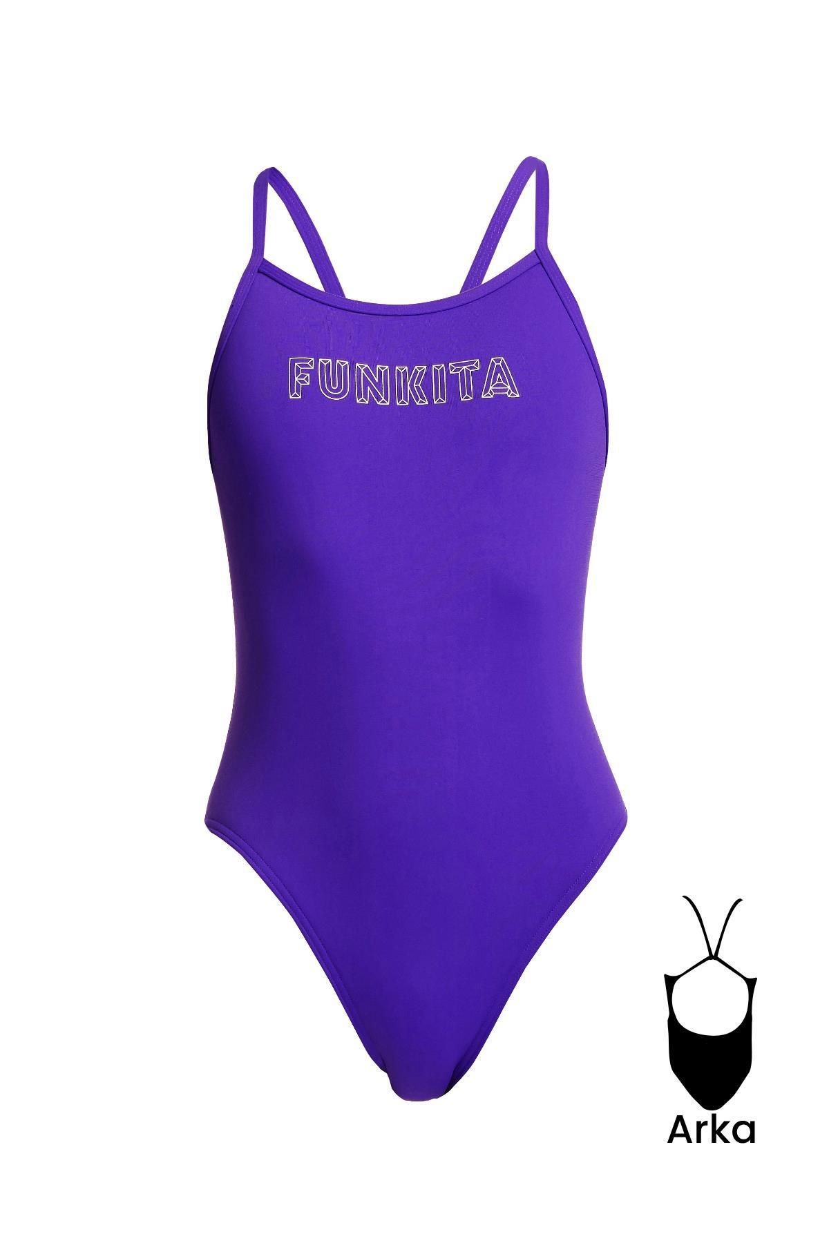 Funkita SS Crush Kız Çocuk Antrenman Mayo, İnce Askılı