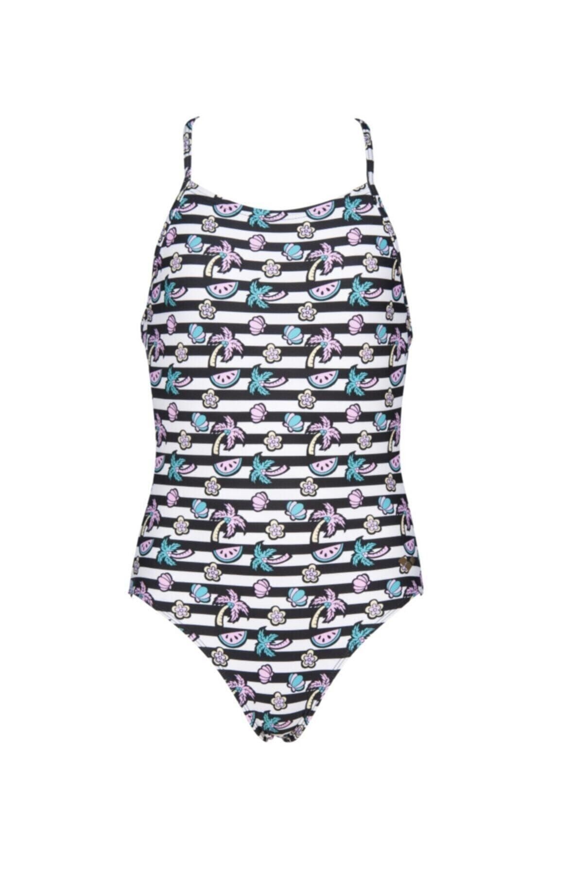 Kız Çocuk Tropical Summer Jr One Piece  Mayosu