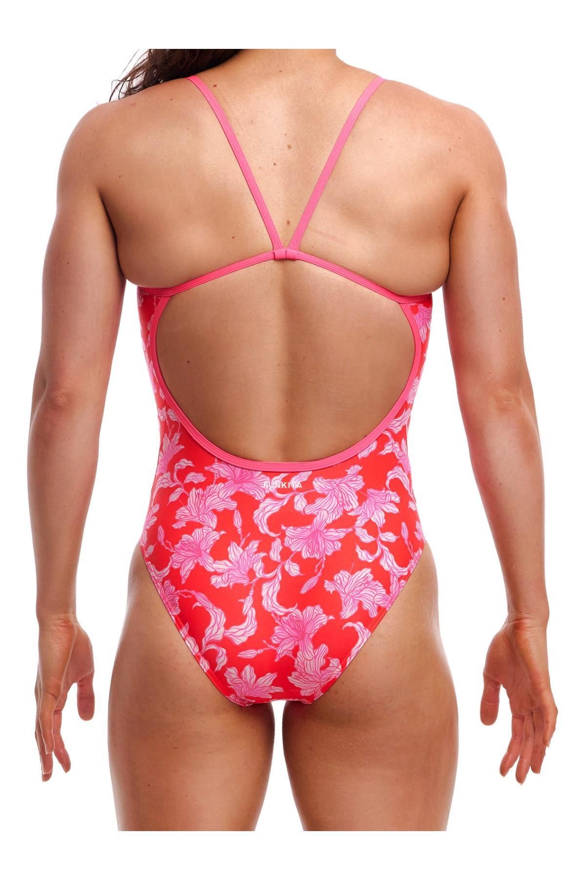 Funkita SS Fire Flyer Kadın Antrenman Mayo, İnce Askılı