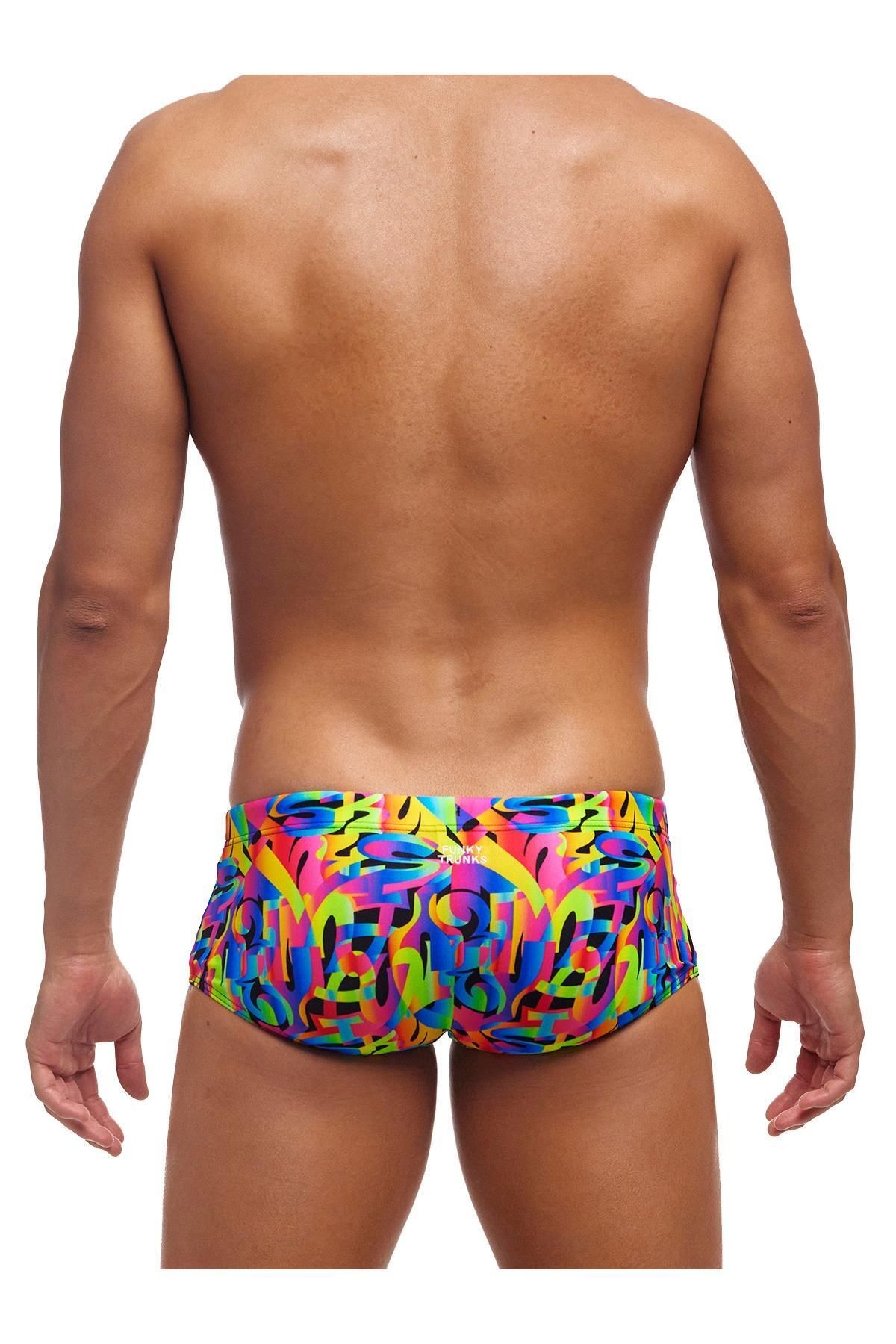 Colour Funk Erkek Antrenman Mayo, 14cm Trunks