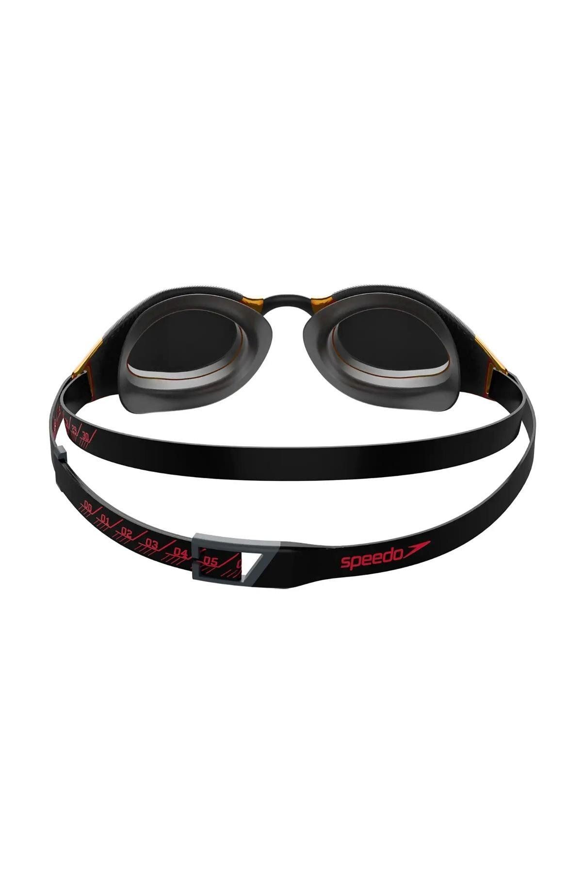 Fastskin Hyper Elite Mirror Swimming Googles - Black/dragon Fire/gold