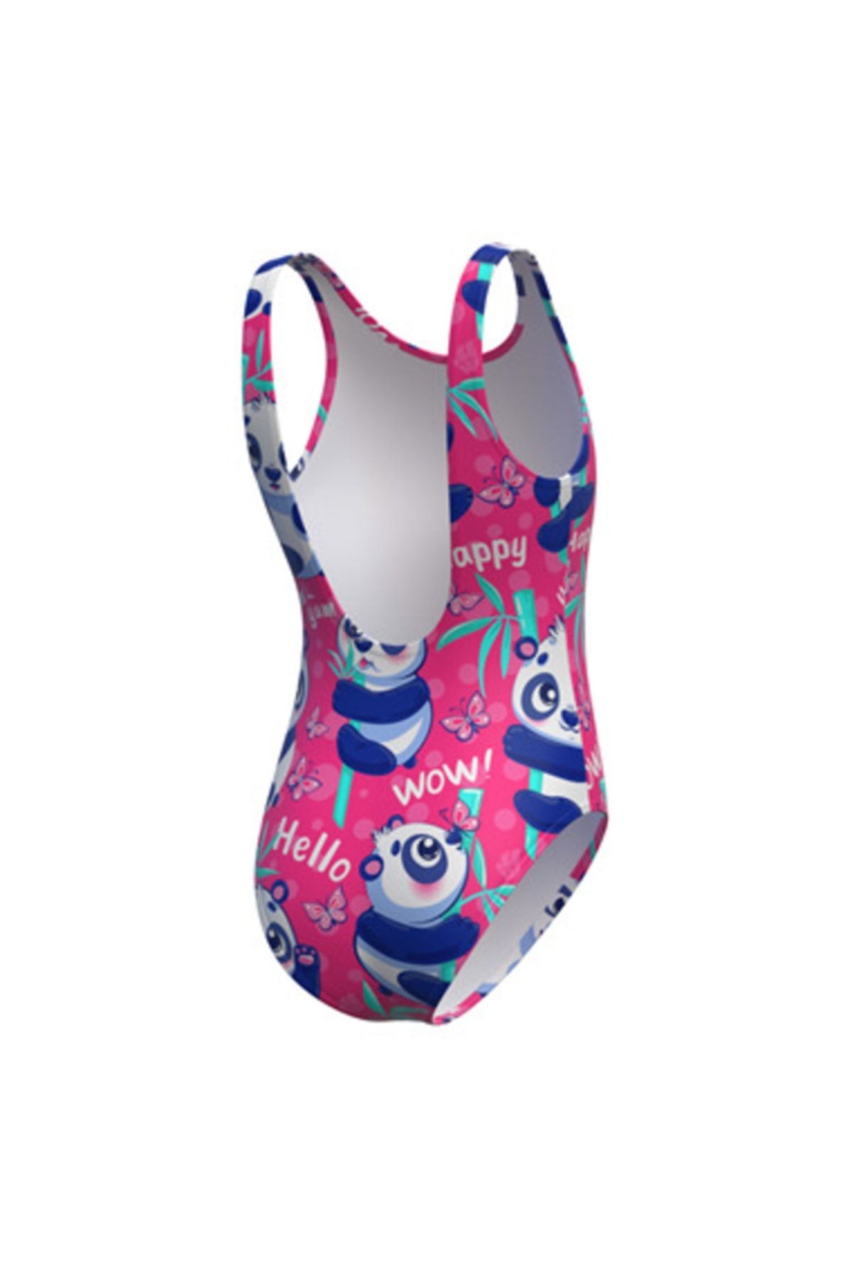 M0190 03 K1w Kidls Sport Swimsuit Aprıl Kıds K1 Kız Çocuk Mayo