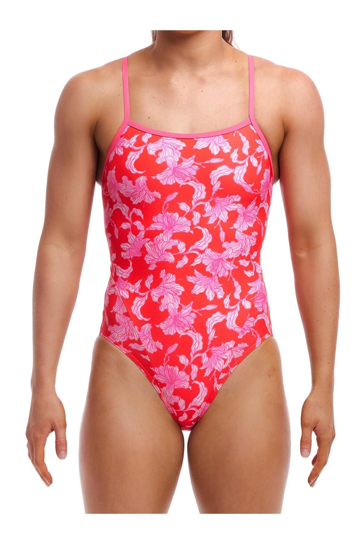 Funkita SS Fire Flyer Kadın Antrenman Mayo, İnce Askılı