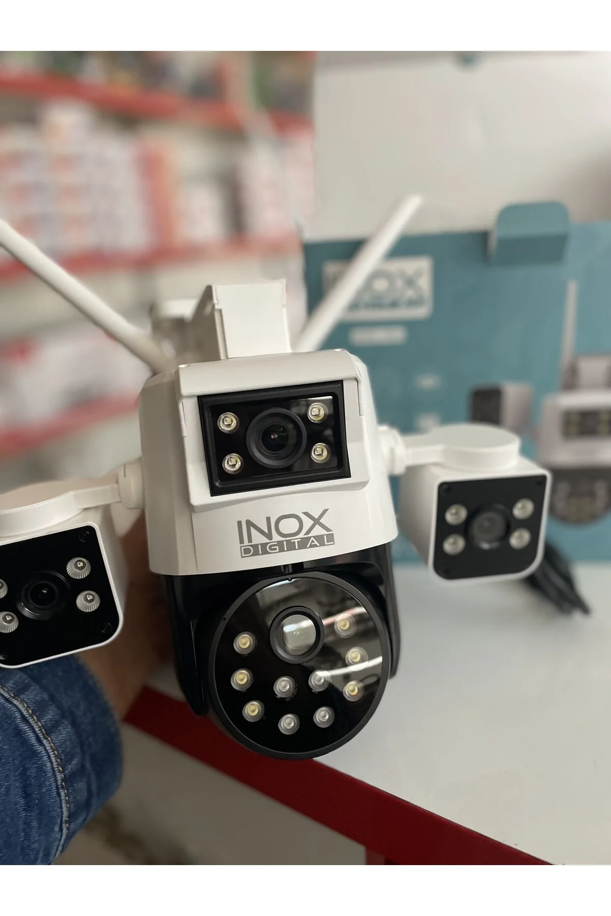 Dört Lensli 3+3+3+3 12MP PTZ Wi-Fi Kamera