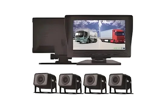 7 İnç 4 Kameralı AHD Kayıtlı Set