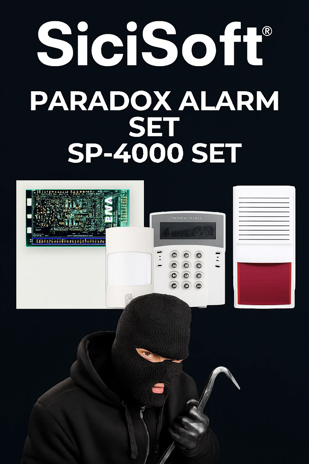 SET Paradox Alarm Set