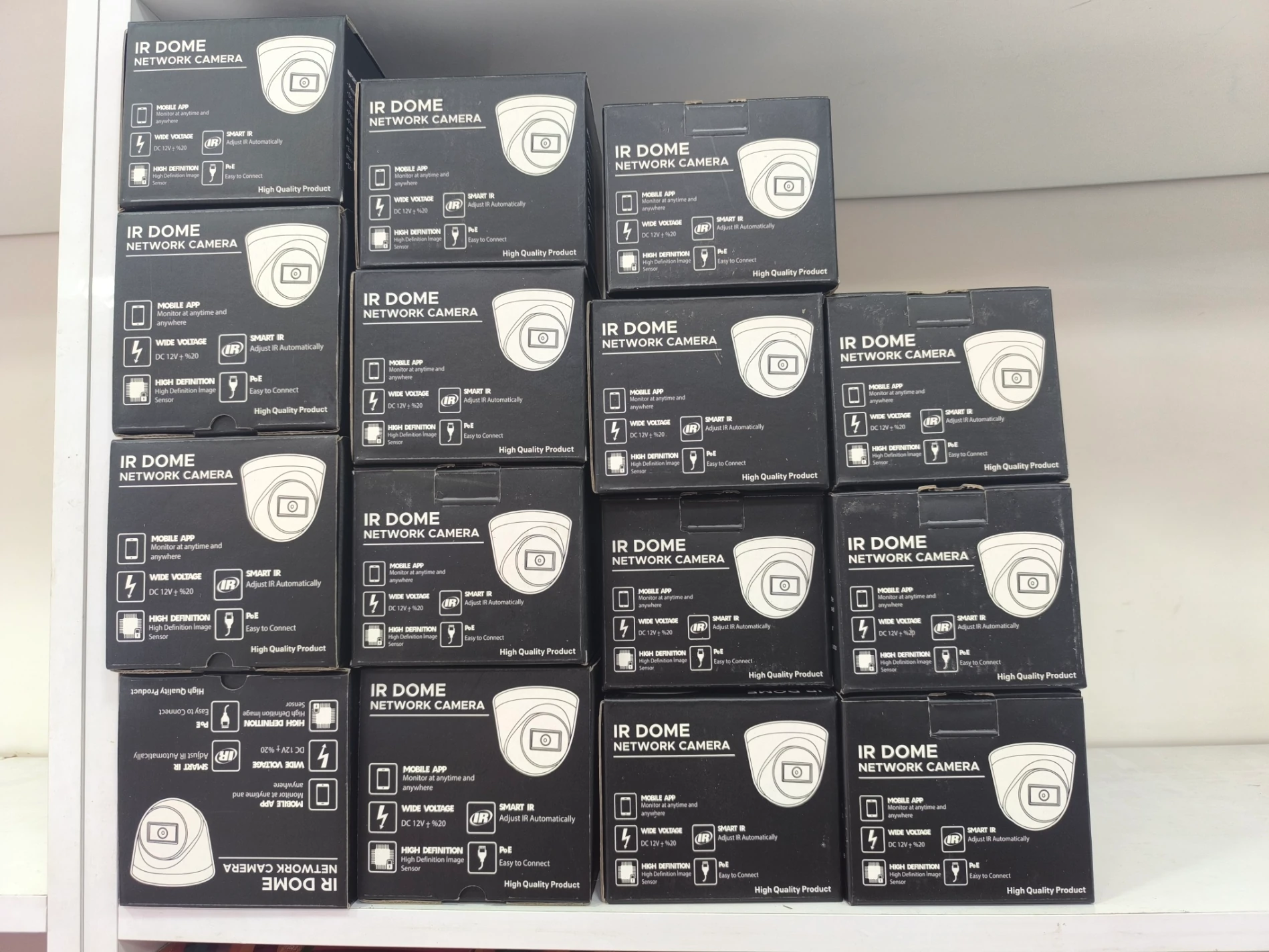 4MP Dome Kamera POE li Gece Görüşlü Array Led