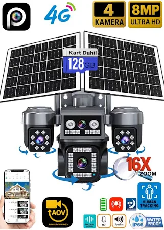 ES-5704 4G SOLAR CAMERA AOV 4 LENS ESVISION