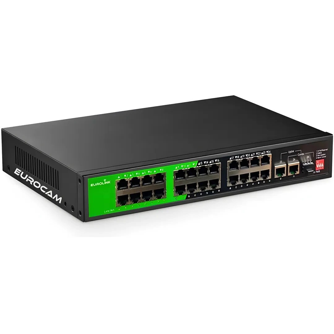 24 Port Megabit + 2 UP1000