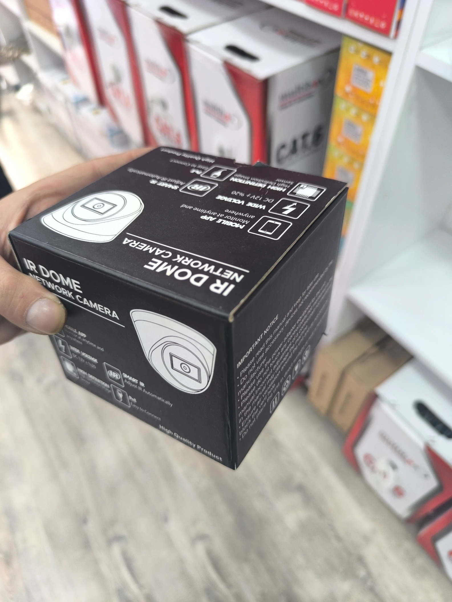 4MP Dome Kamera POE li Gece Görüşlü Array Led