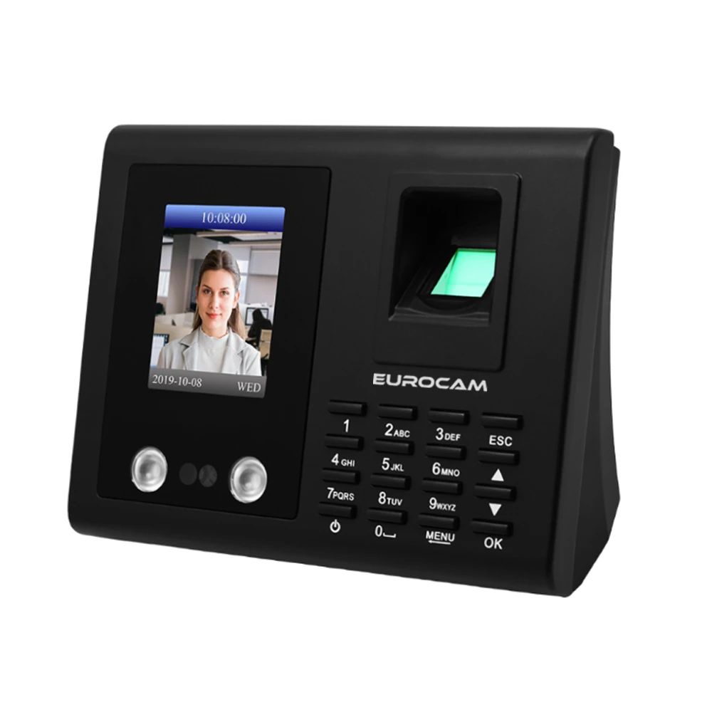 EuroCam Yüz Okuma Parmak + Kart + Şifre Geçiş Cihazı