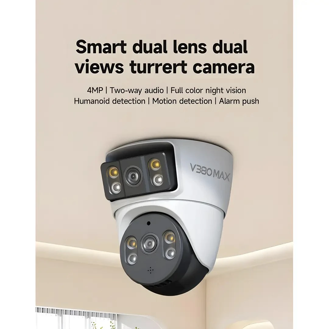 2 MP Çift Lensli Wi-Fi Ethernet PTZ ONVIF Kamera - ONVIF